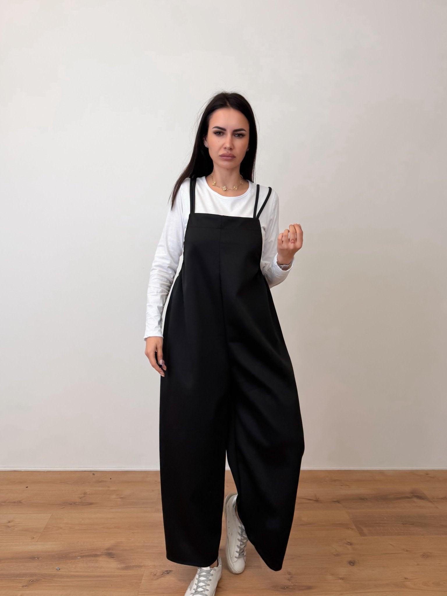 Salopette + Maglietta - Nero - SAINTH