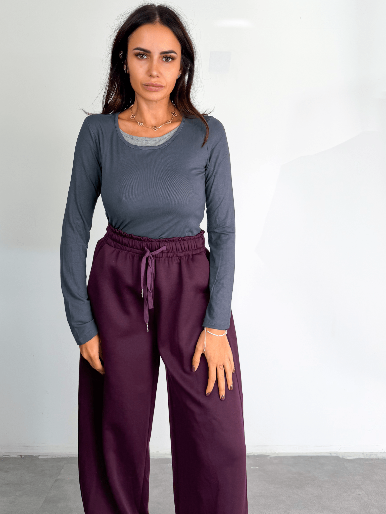 Felpa Wide Arm - Vinaccia - SAINTH