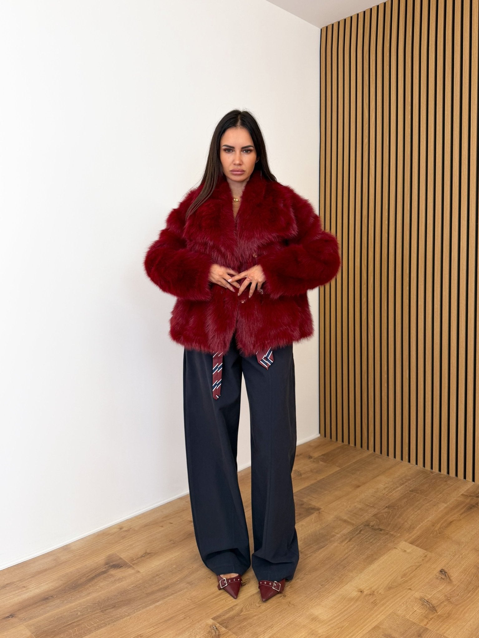 Pelliccia Wolf - Bordeaux - SAINTH