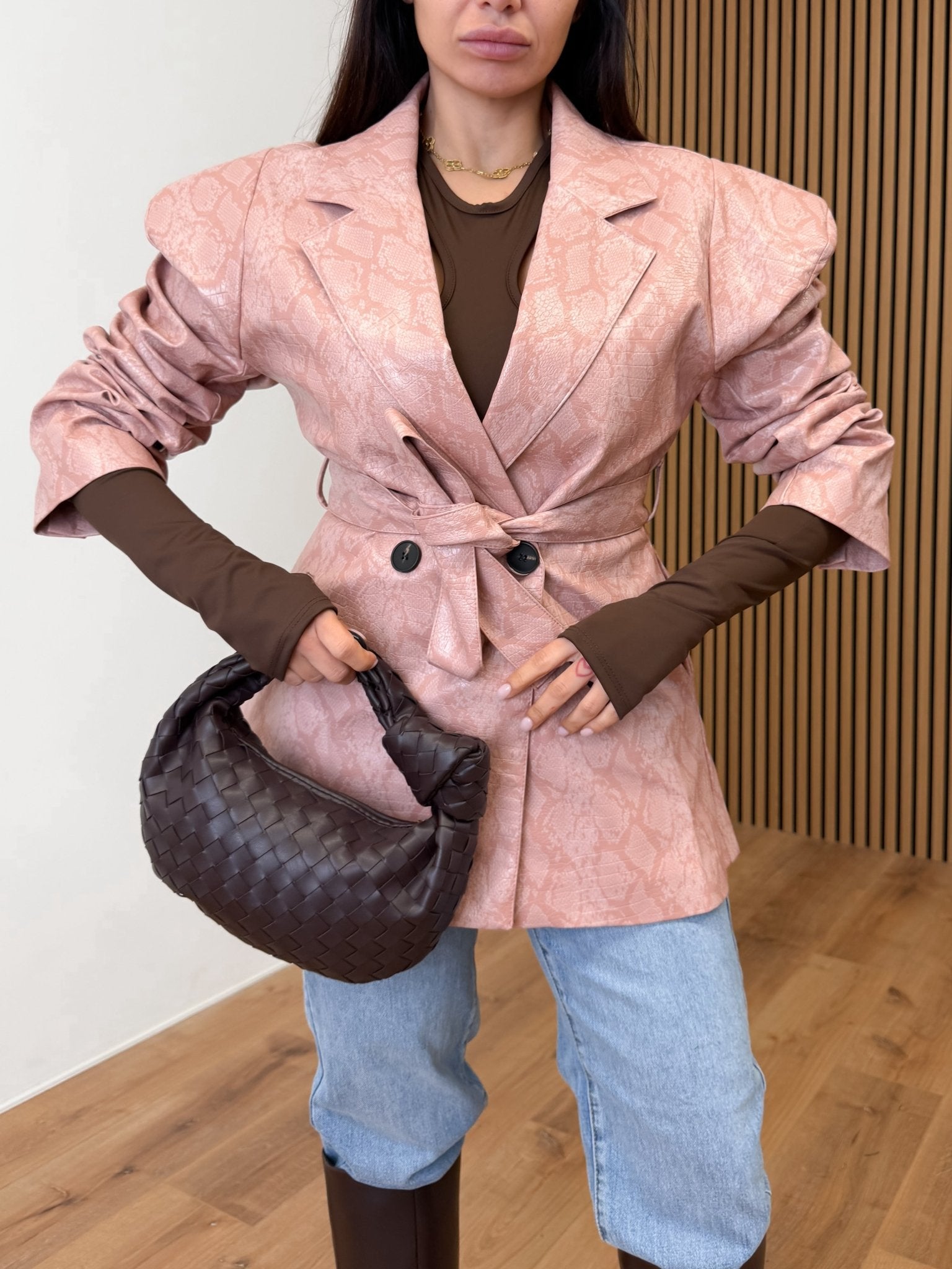 Blazer Piton - Rosa - SAINTH