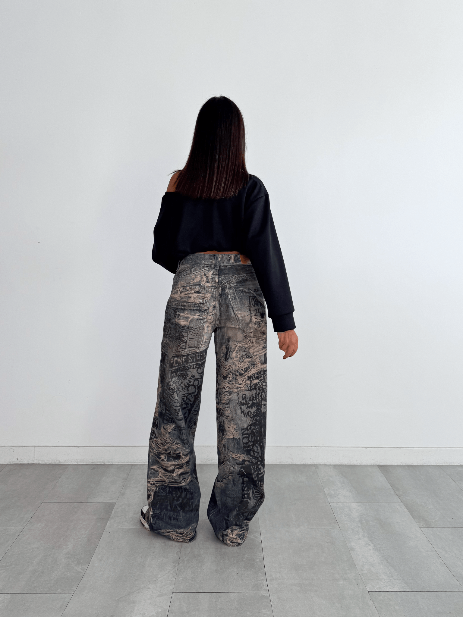Jeans Spiderweb - Denim - SAINTH