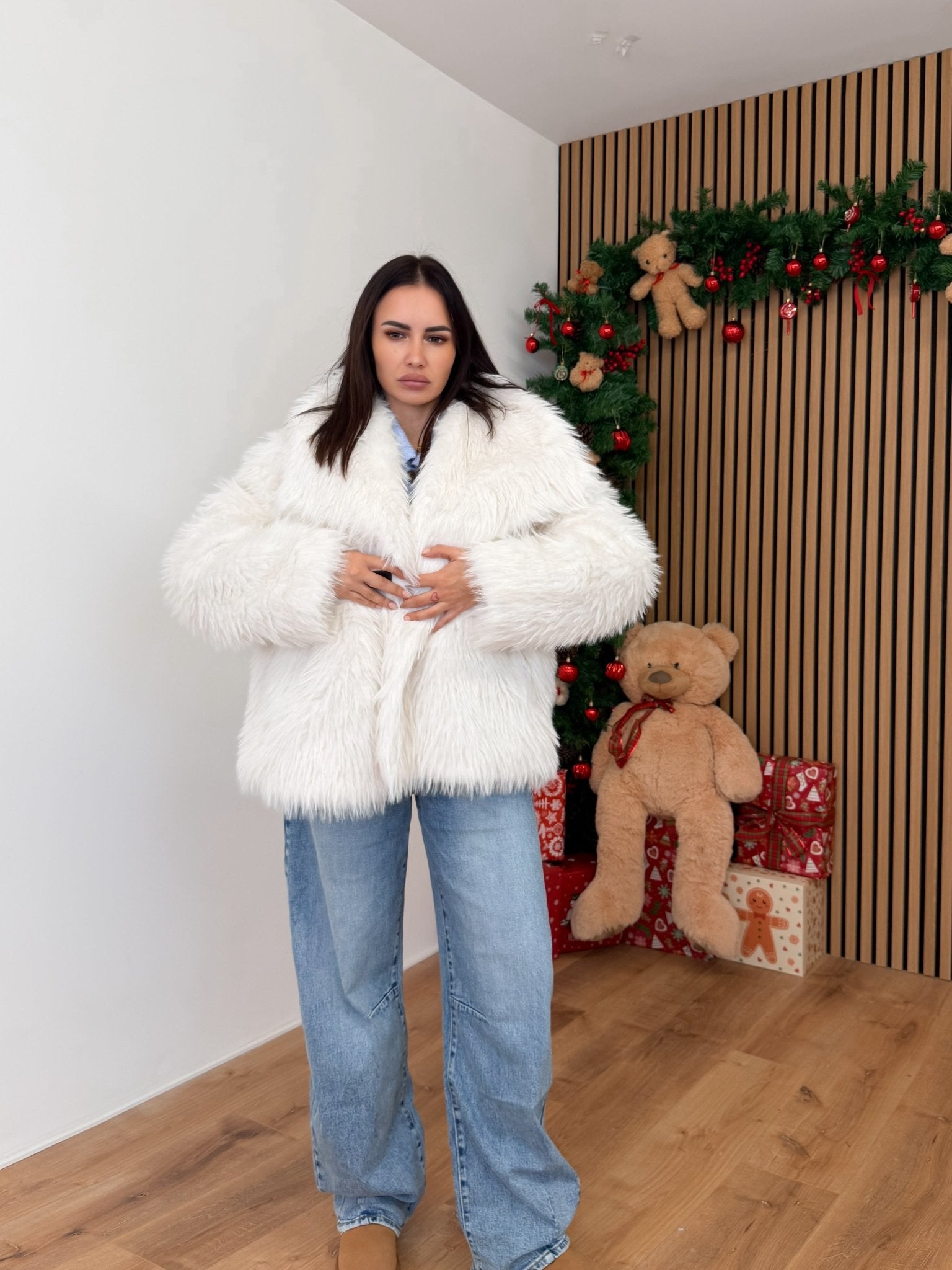 Pelliccia Asya - Bianca - SAINTH