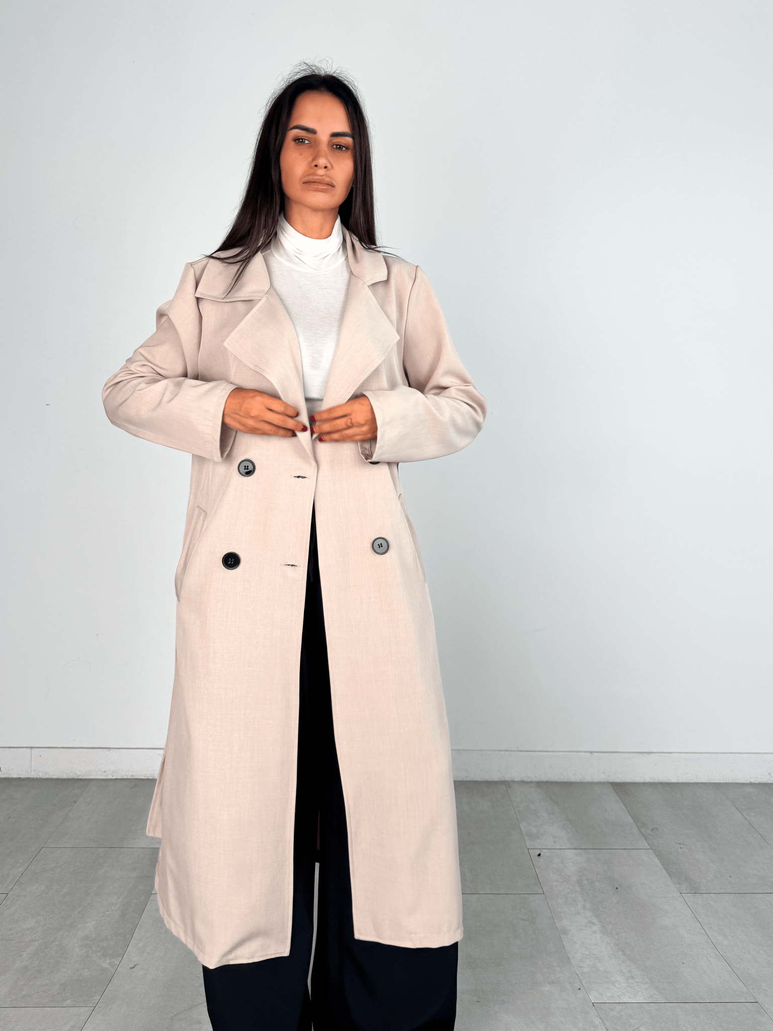 Trench Aura - Beige - SAINTH