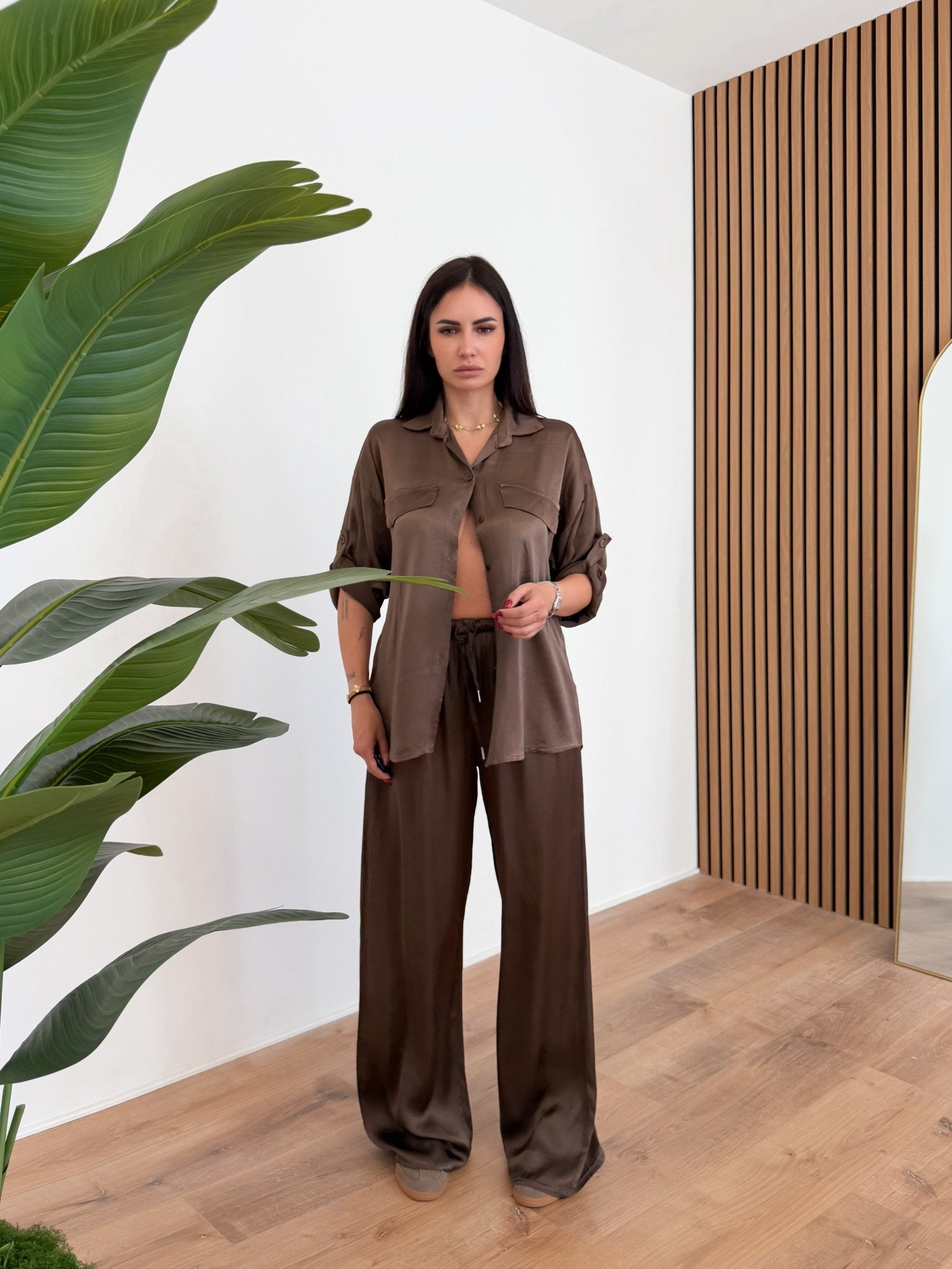 Camicia Breeze - Marrone - SAINTH