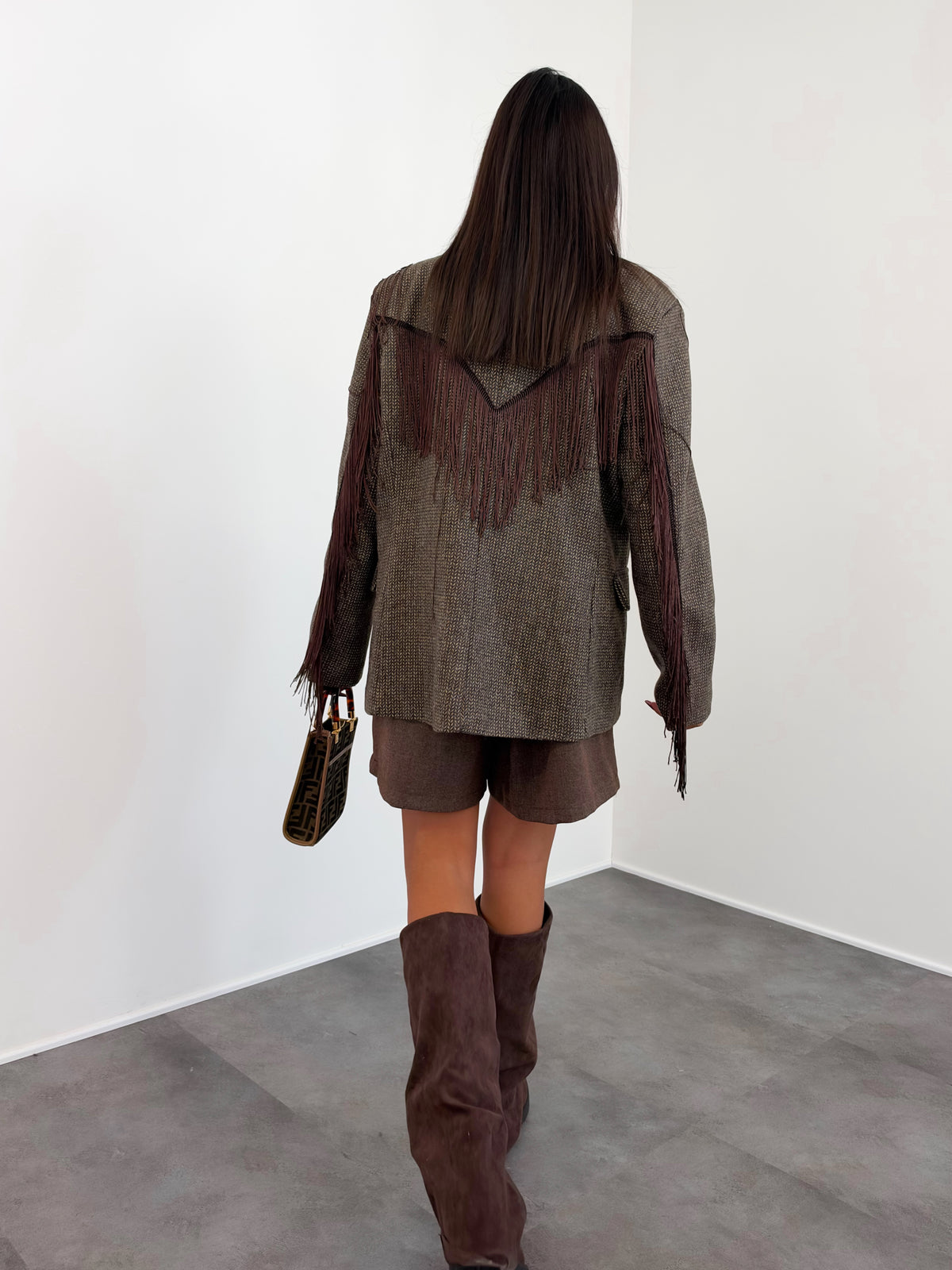 Blazer Western - Marrone