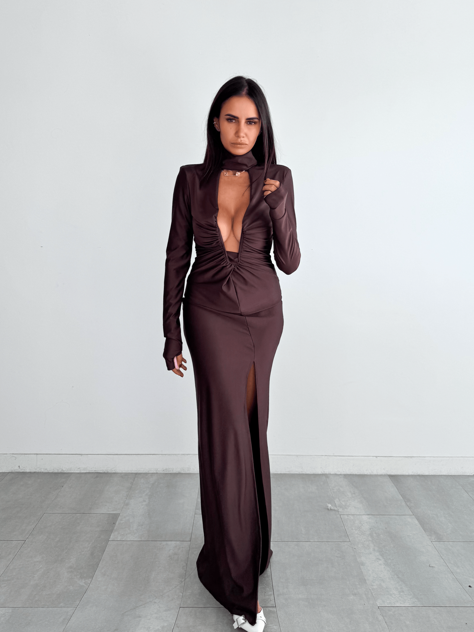 Abito Scintilla - Marrone - SAINTH