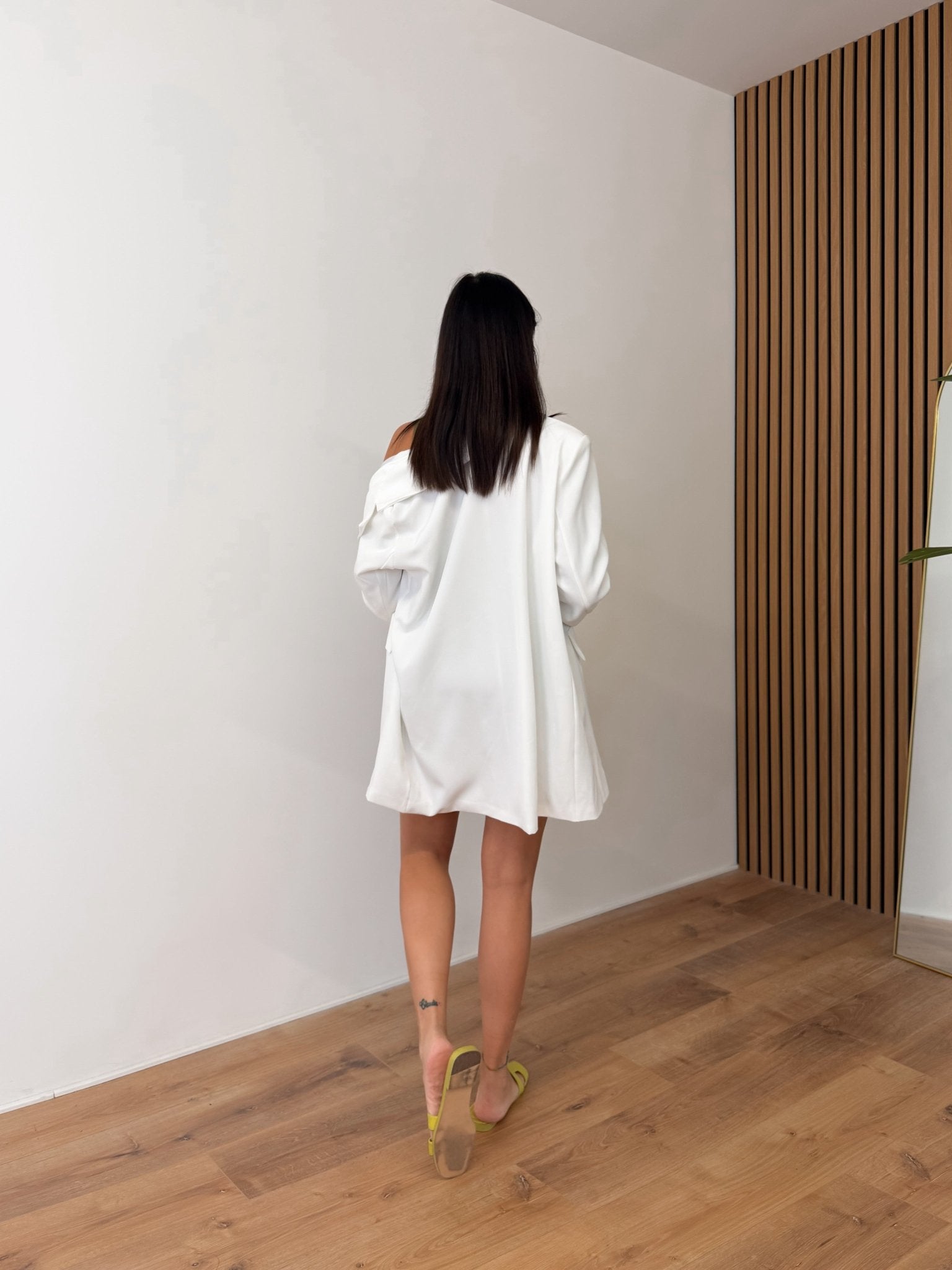 Blazer Simply Over - Bianco - SAINTH