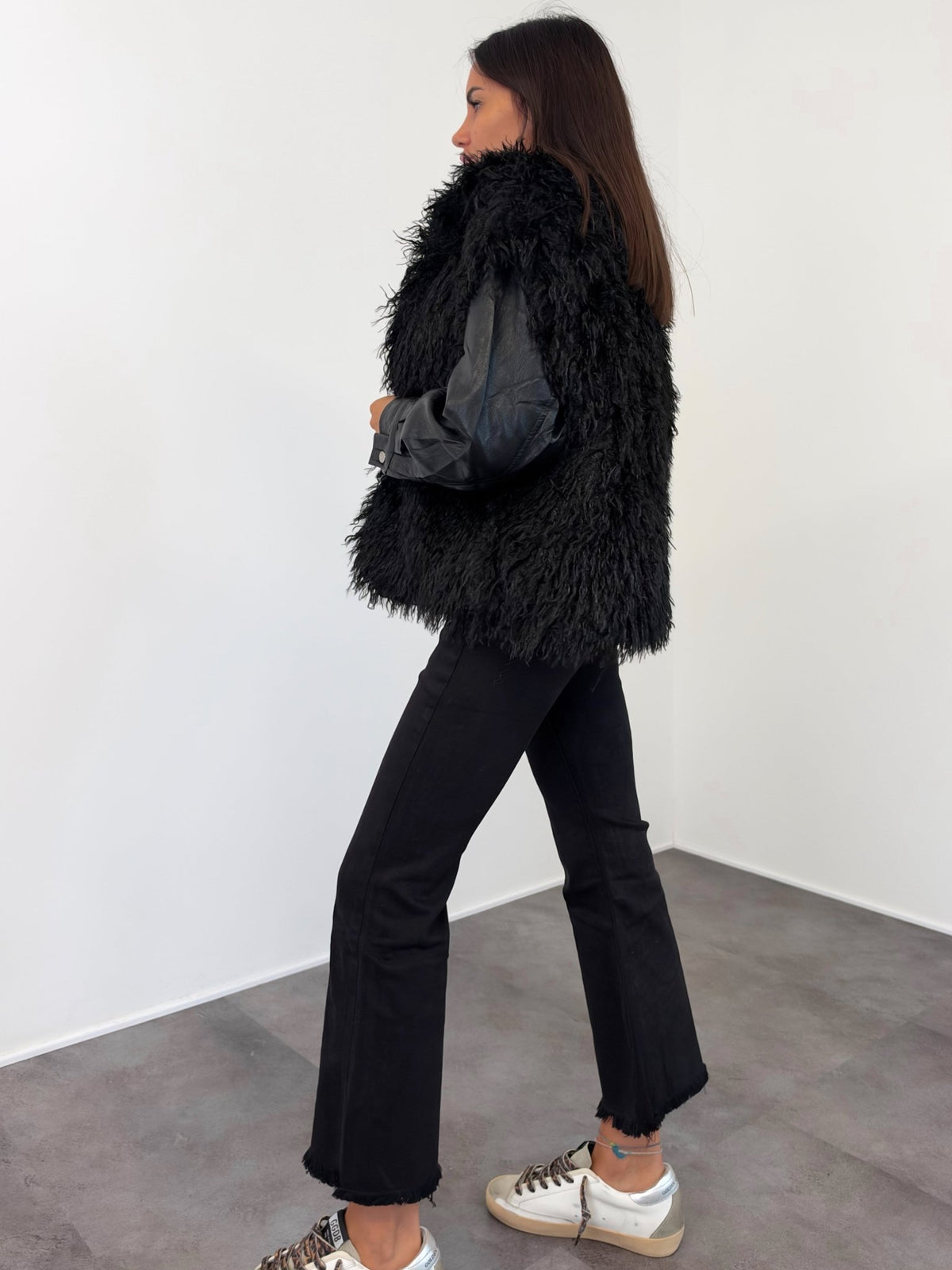 Biker + Gilet Cortina - Nera - SAINTH