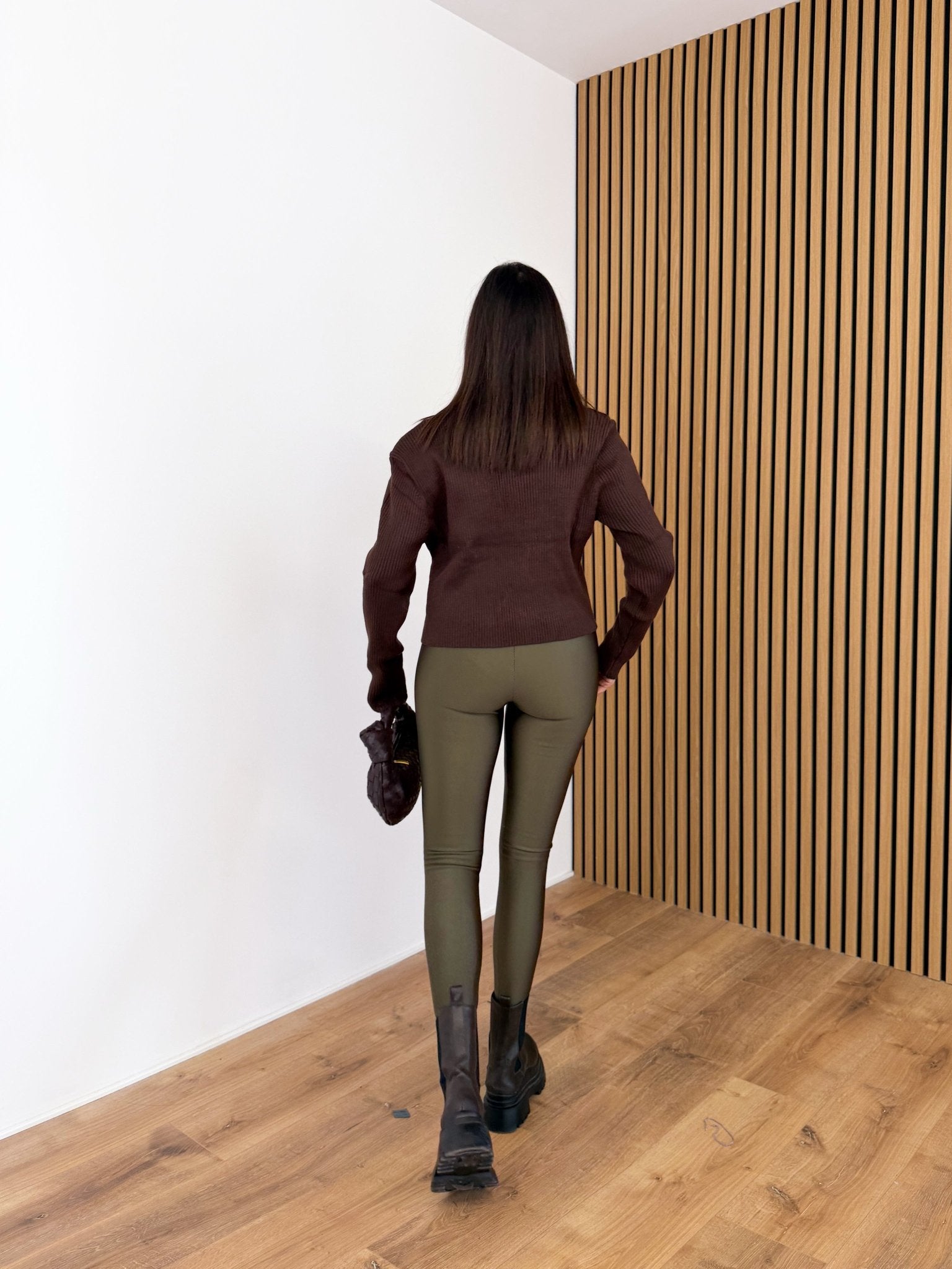 Leggings Felpato Metal - Army Green - SAINTH