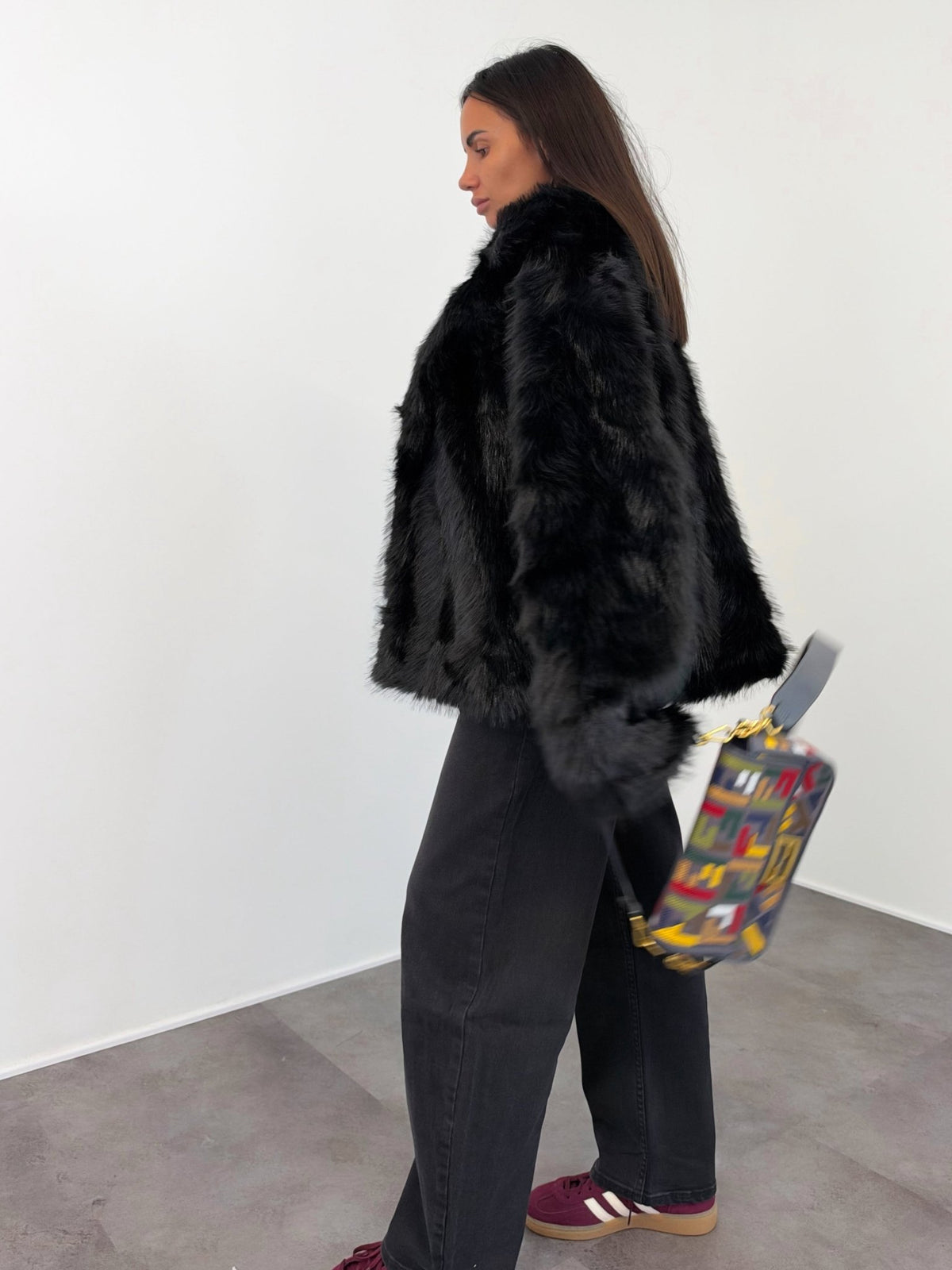 Pelliccia Shine - Nera - SAINTH