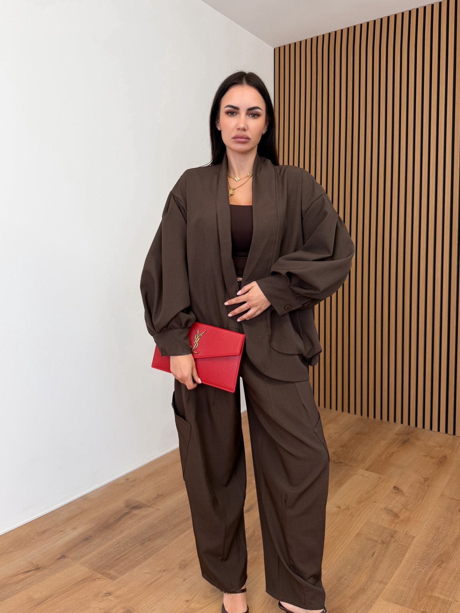 Cargo Vita Alta - Marrone - SAINTH