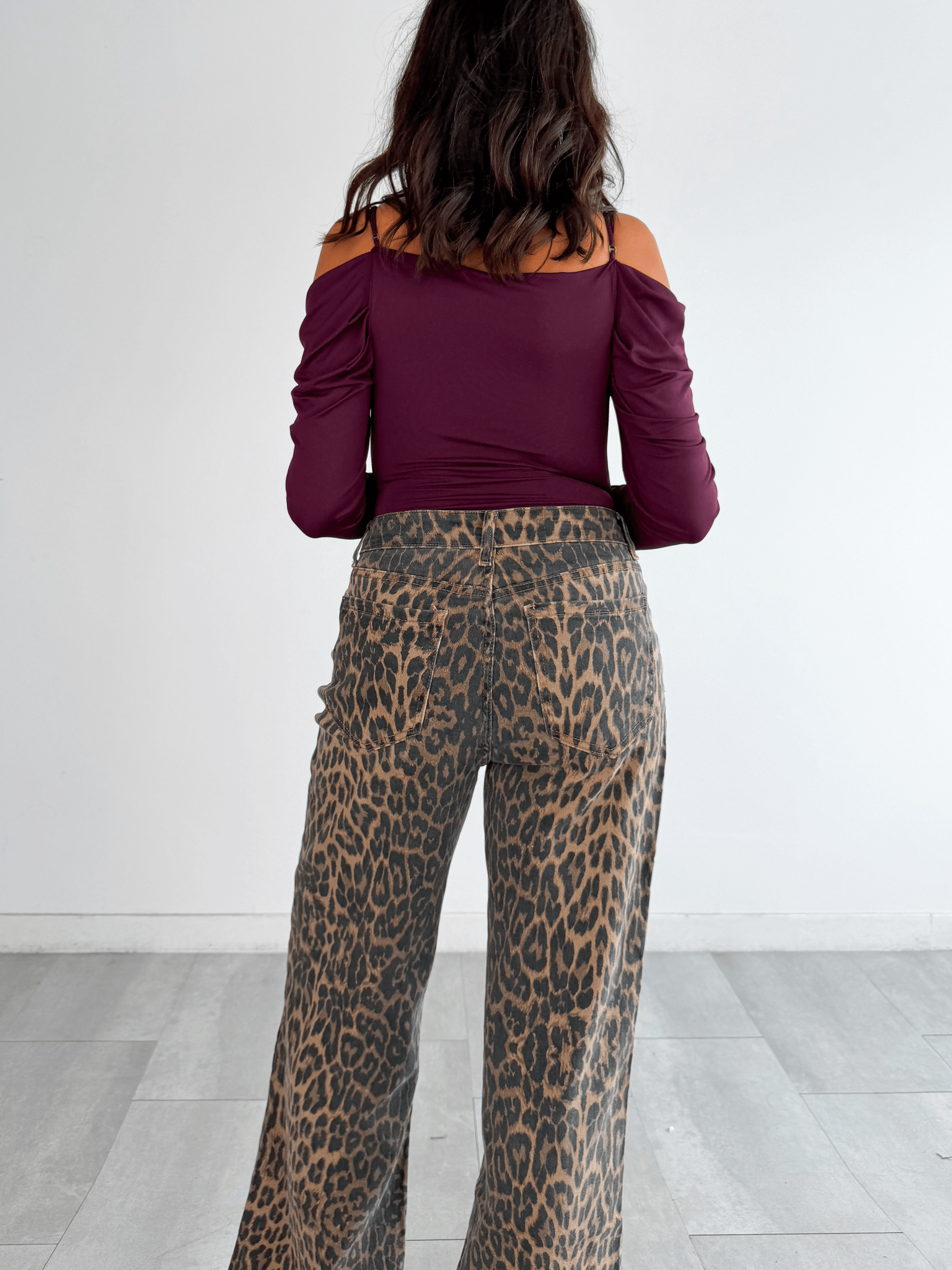 Jeans Leopard - Marrone - SAINTH