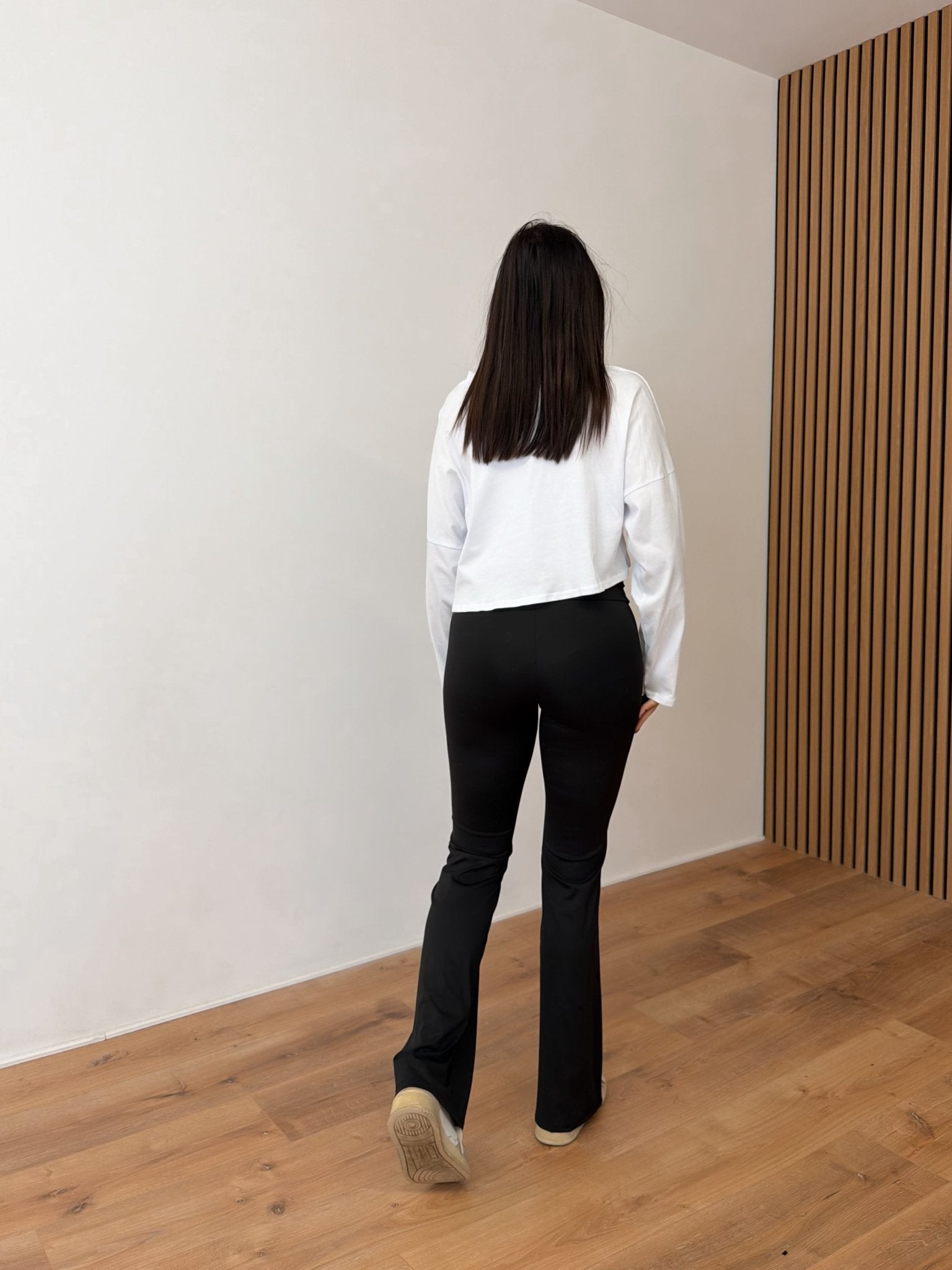 Leggings Risvolto - Nero