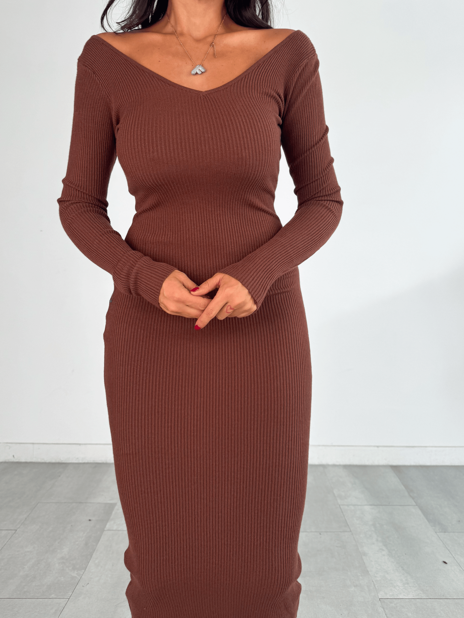 Abito Pull Fascino - Marrone - SAINTH