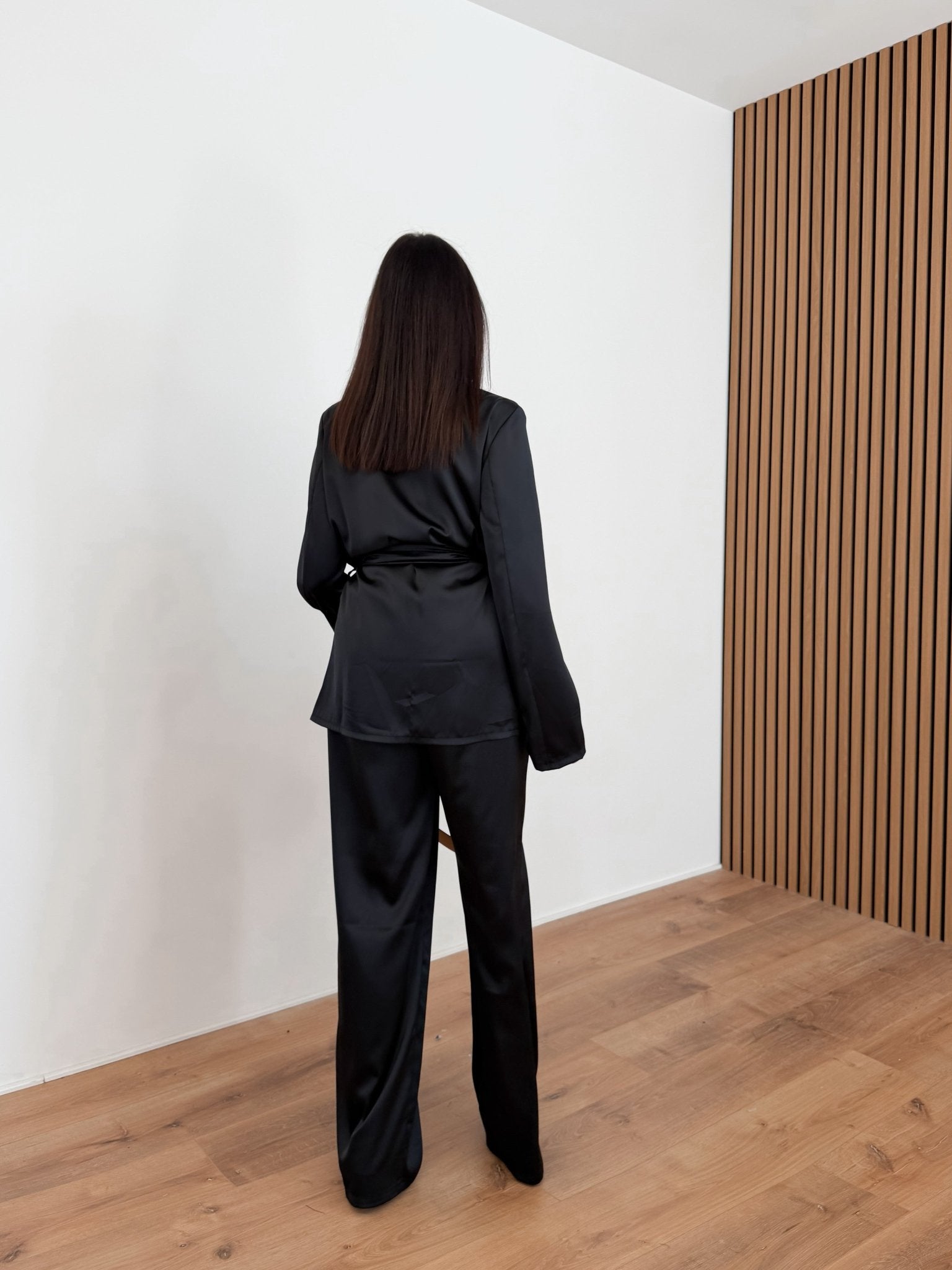 Coordinato Satin - Nero - SAINTH
