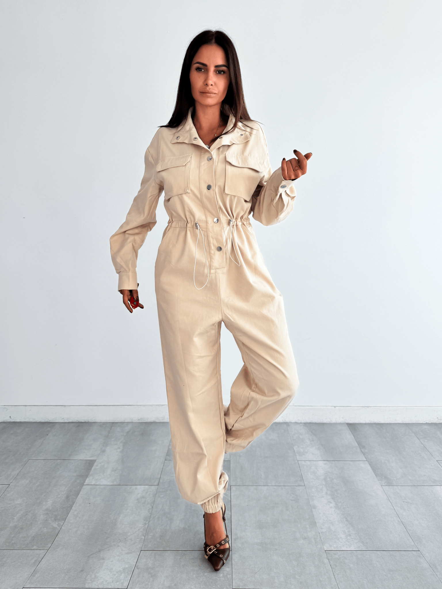 Tuta Intera ArmDay - Beige - SAINTH