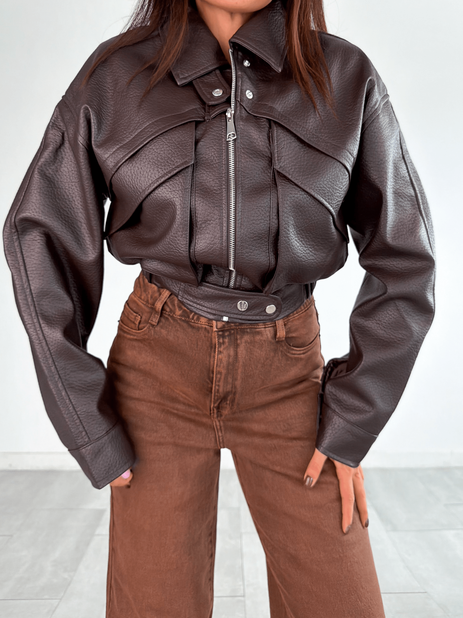 Biker Rockstar - Marrone - SAINTH