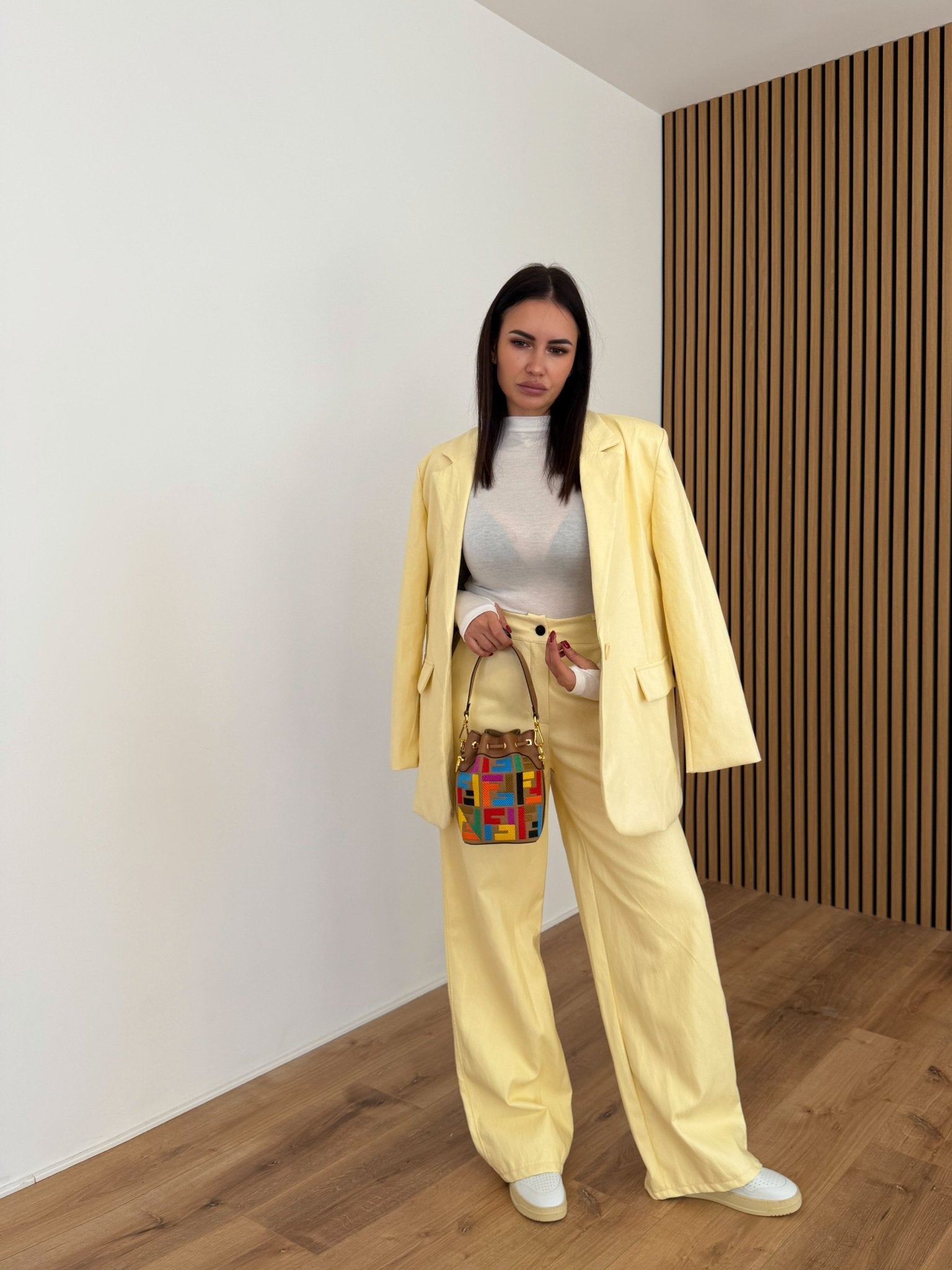 Blazer Minimal Ecop - Giallo - SAINTH