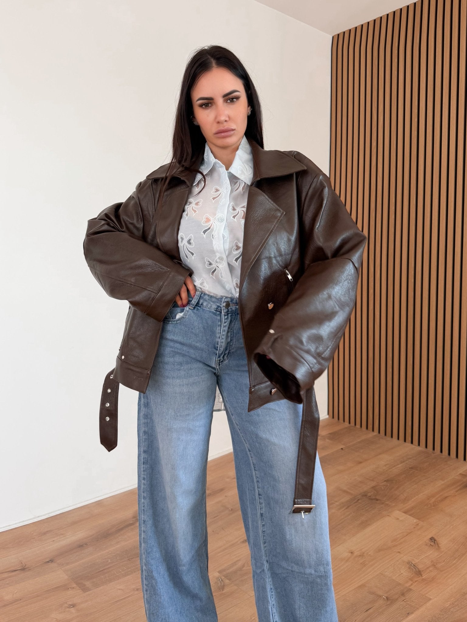 Maxi Camicia Fiocchi - Celeste - SAINTH