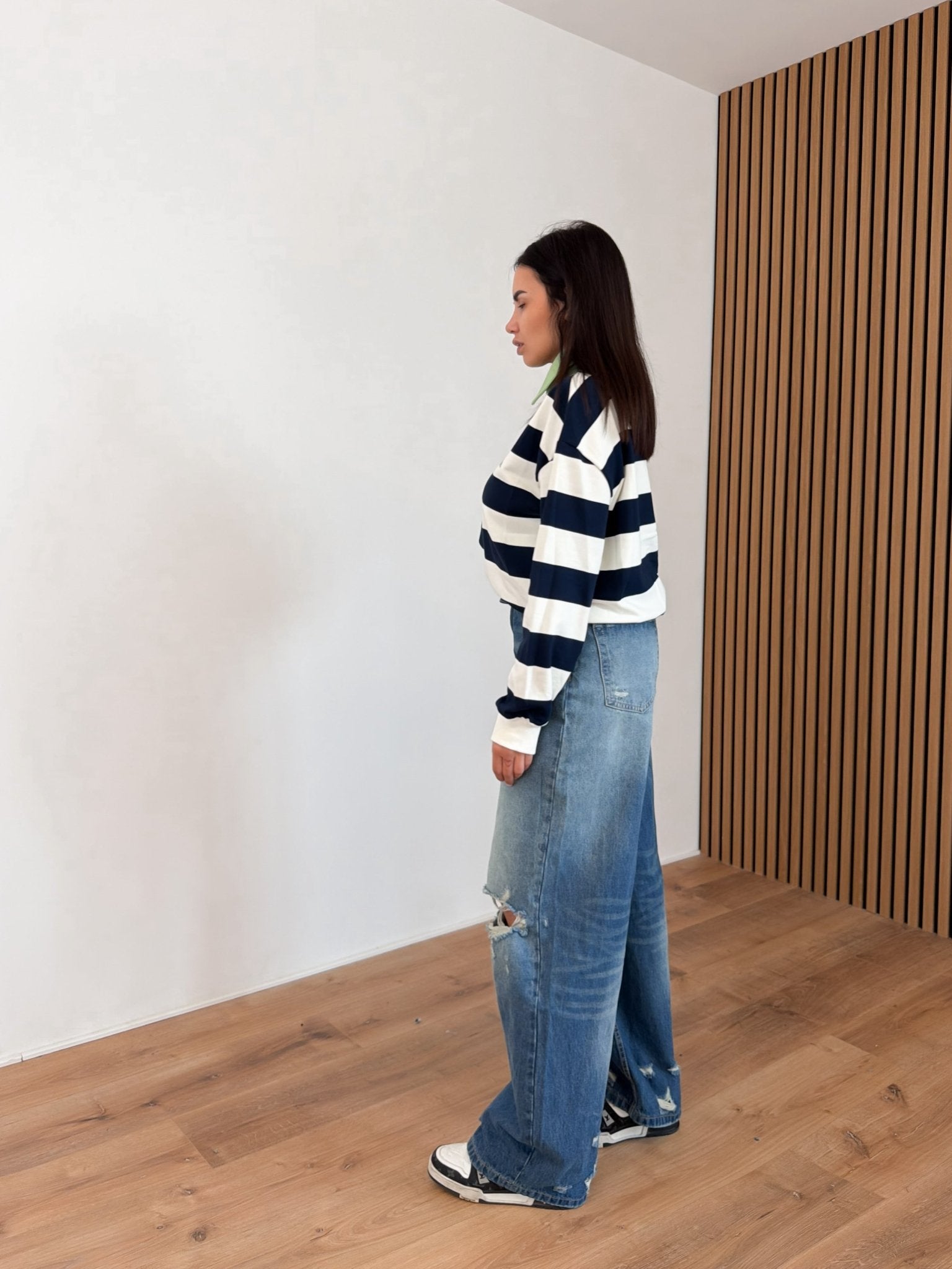 Felpa Colletto NY - Verde Mela - SAINTH