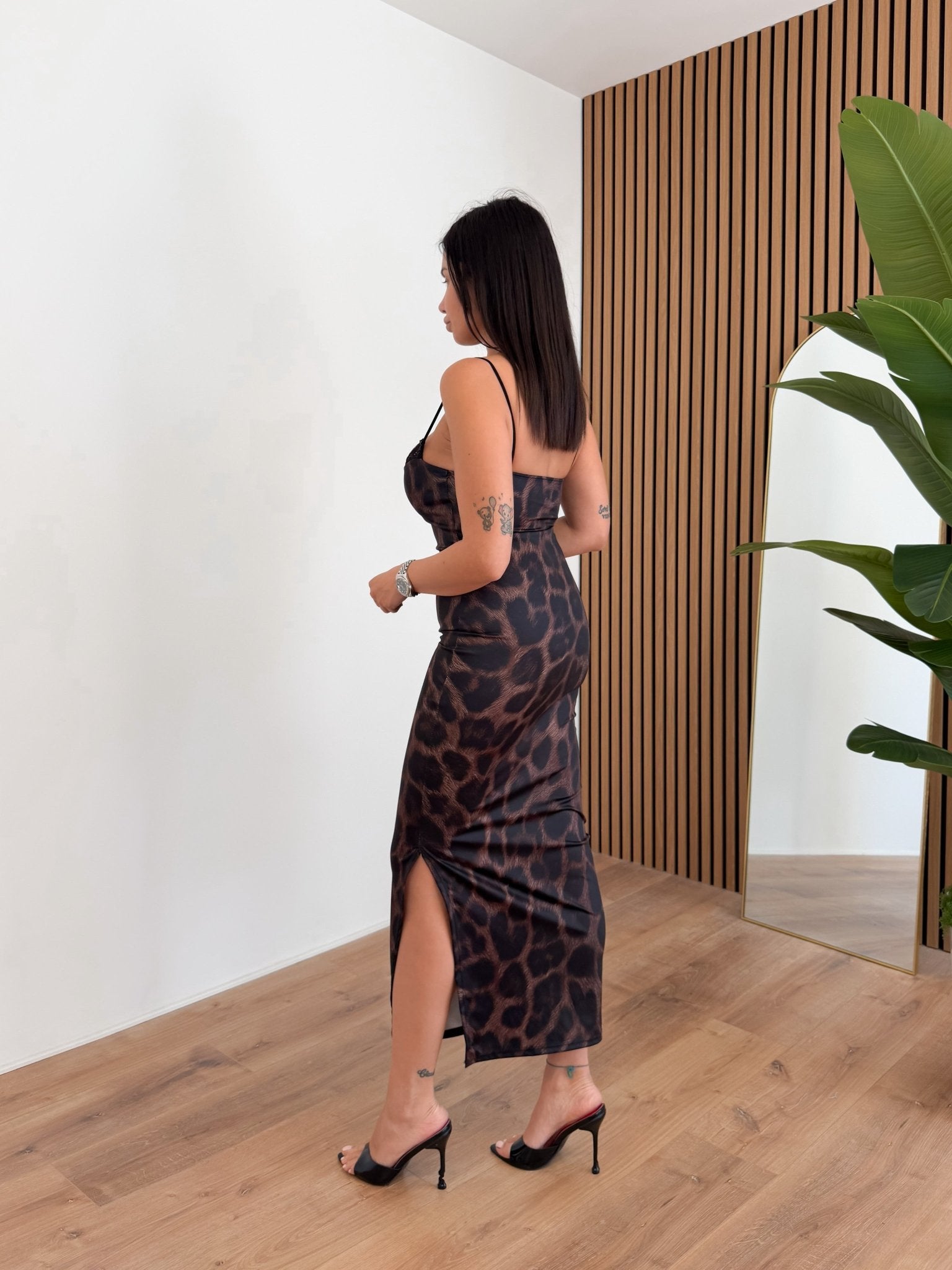 Abito Sensual - Leopardato Scuro - SAINTH
