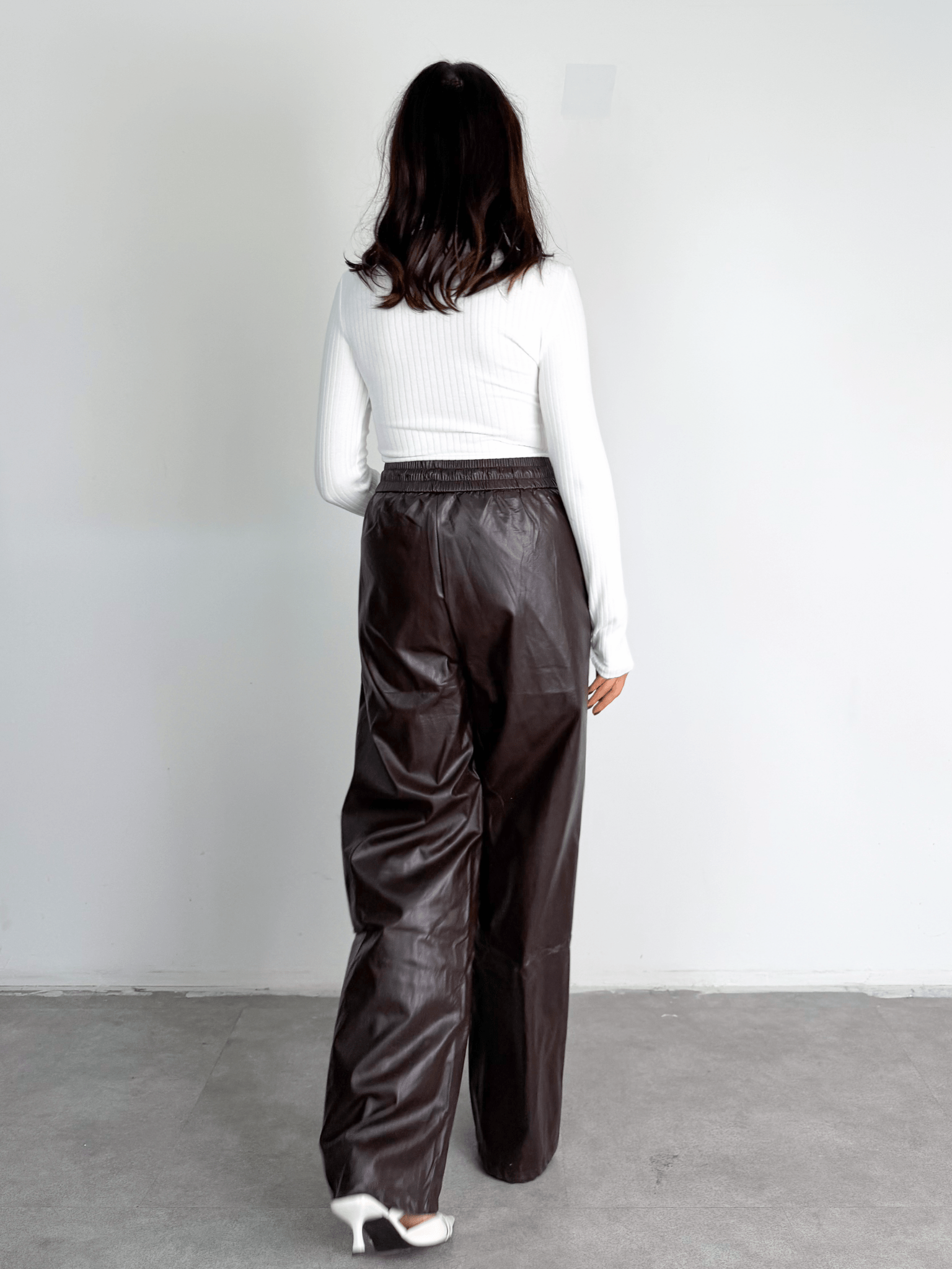 Pantalone Energy Ecopelle - Marrone - SAINTH