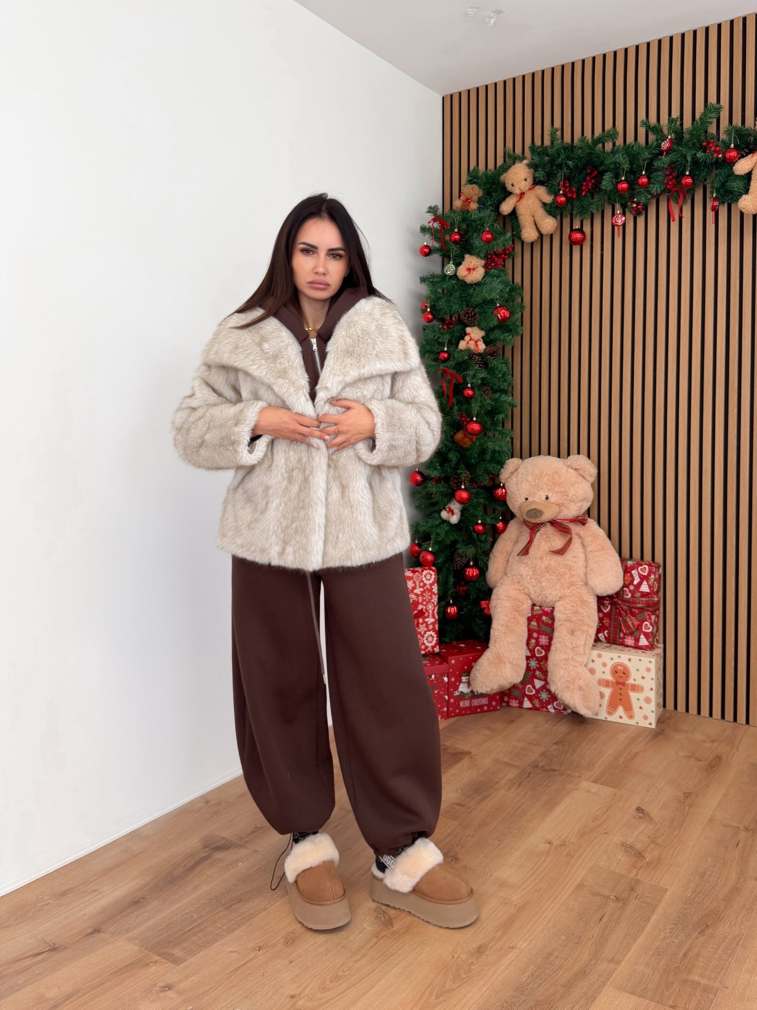 Pelliccia Gilet 2in1 - Beige - SAINTH