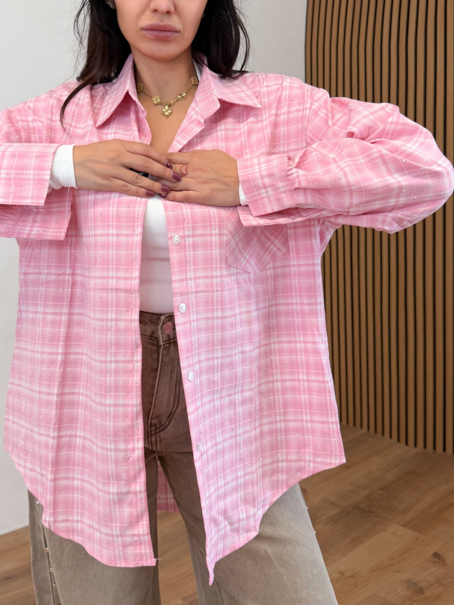 Camicia Diamond - Rosa - SAINTH