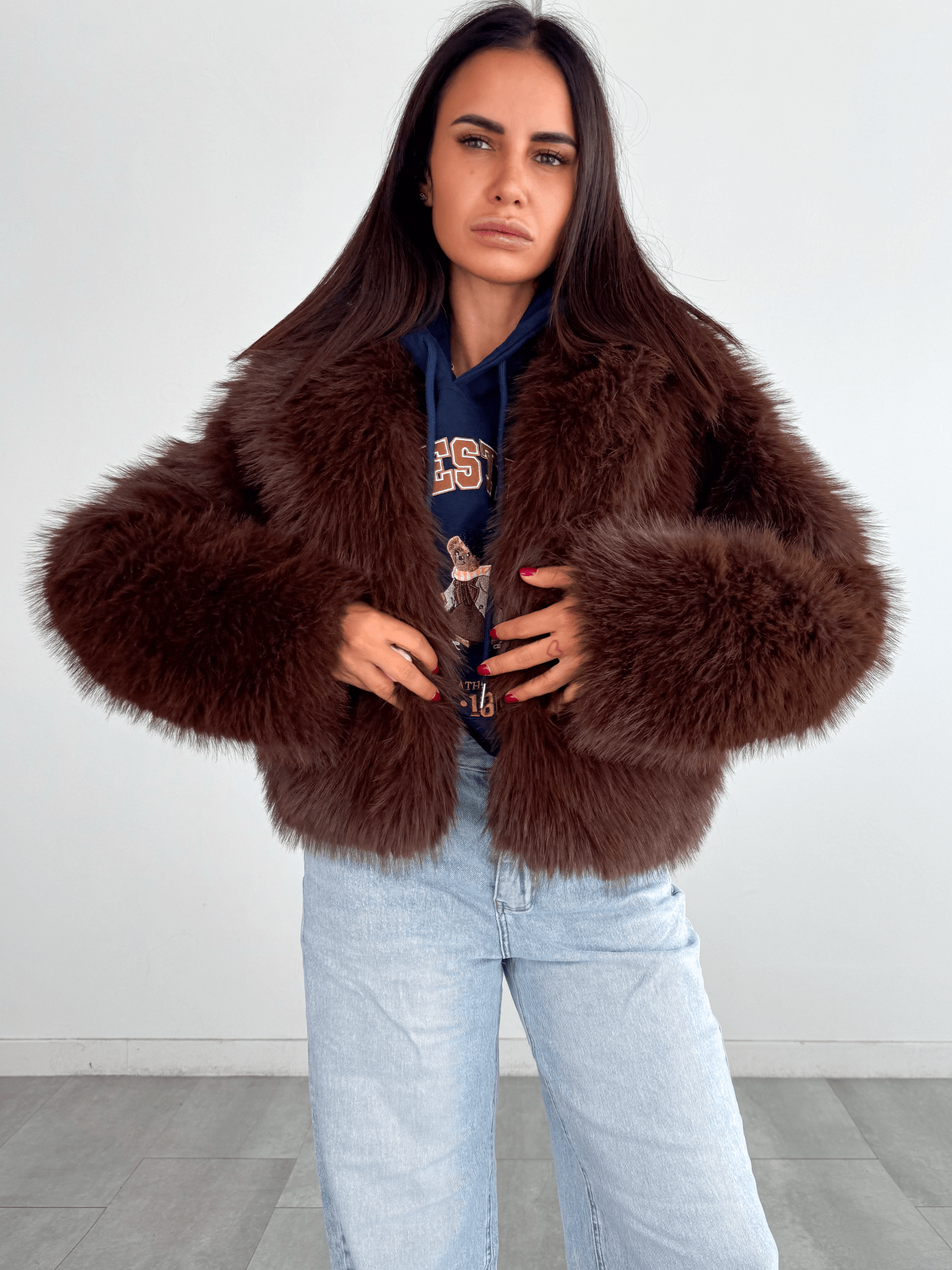 Pelliccia Dolce Abbraccio - Marrone - SAINTH