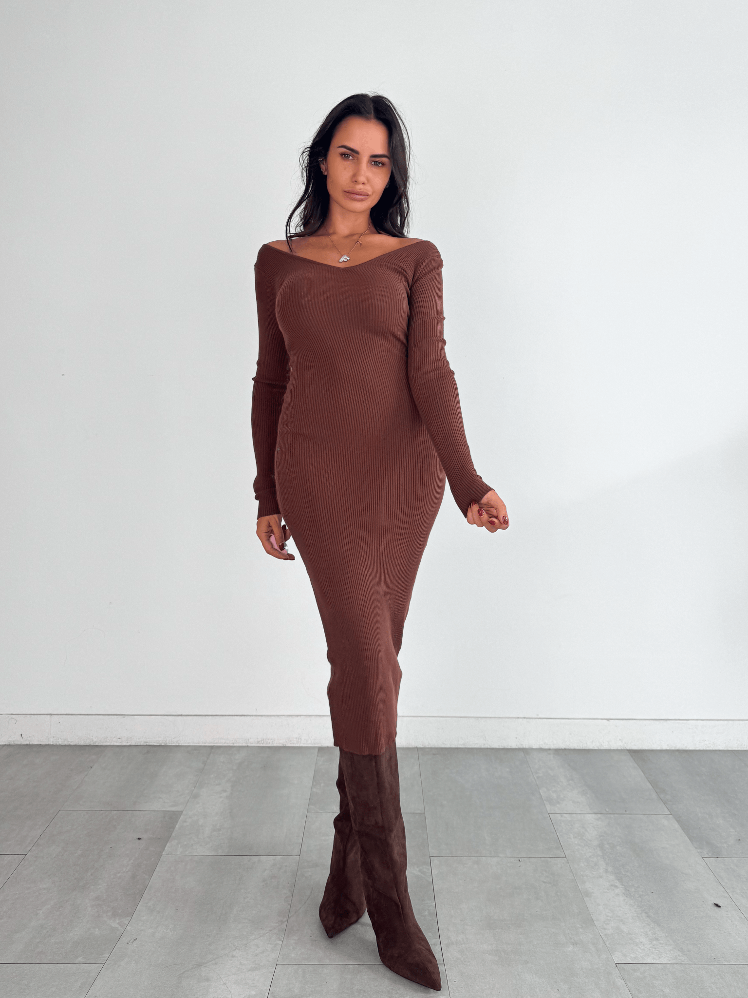 Abito Pull Fascino - Marrone - SAINTH