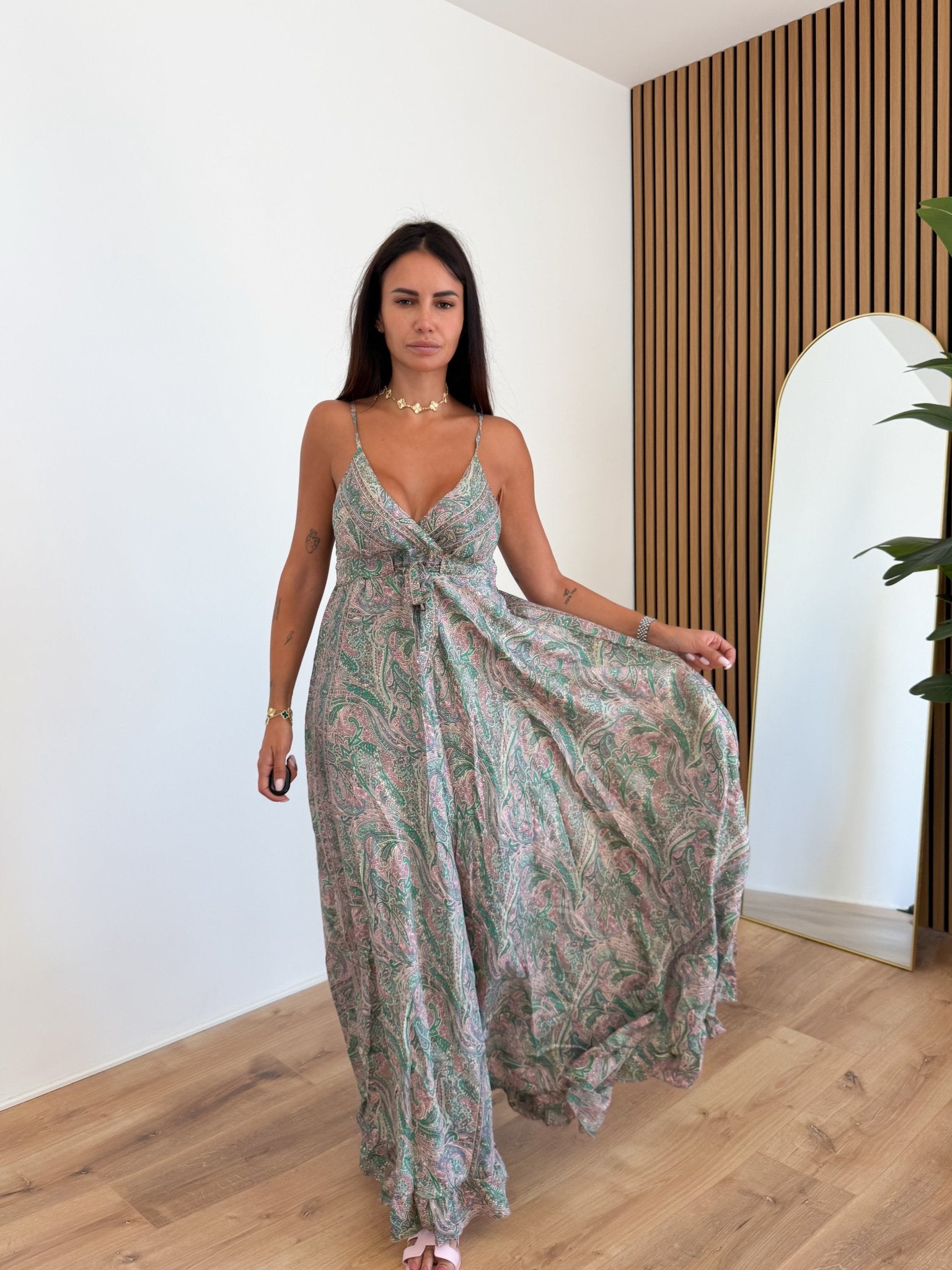 Abito Maya - Rosa Verde - SAINTH