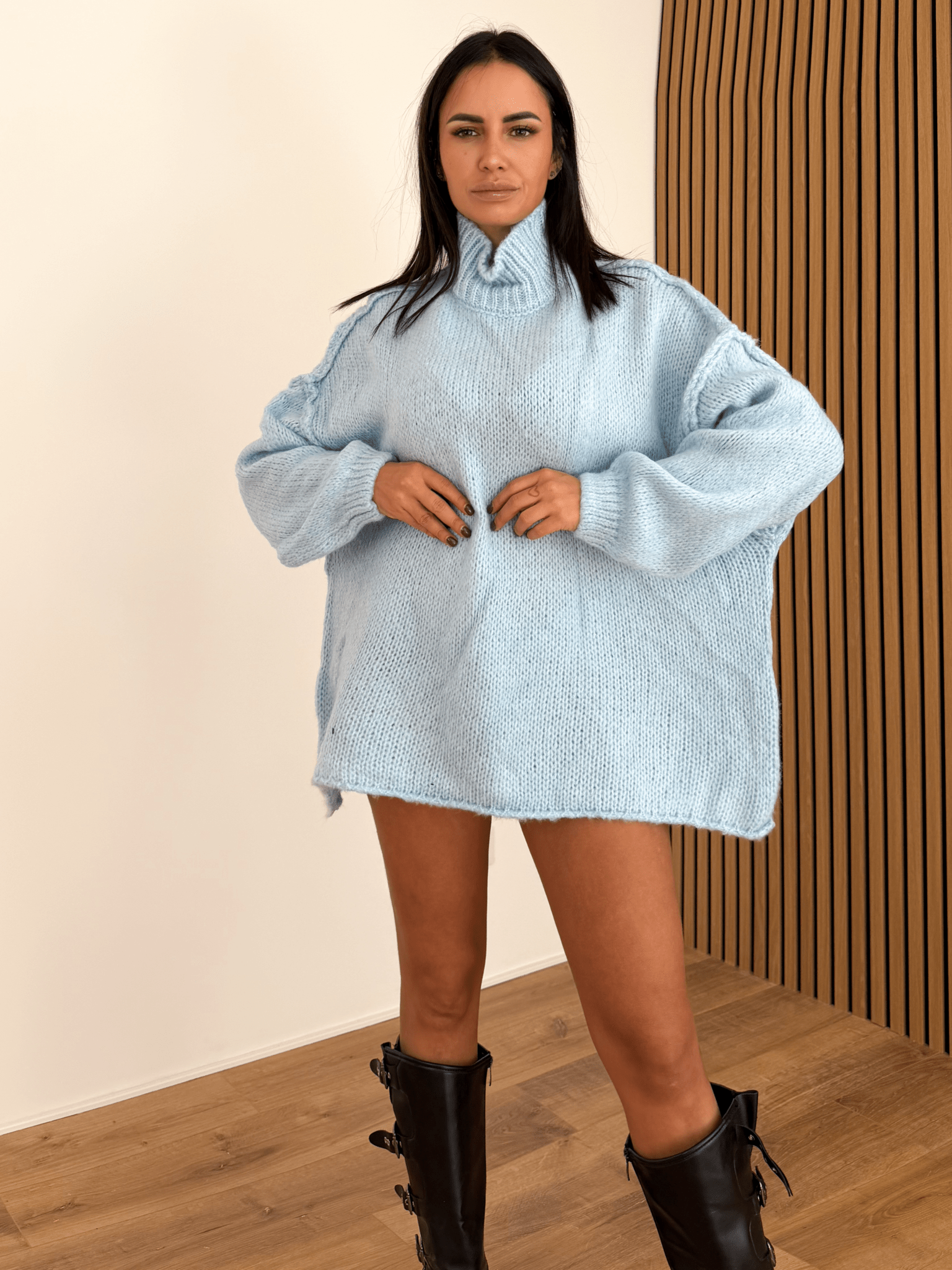 Pull Abito Aurora - Celeste - SAINTH