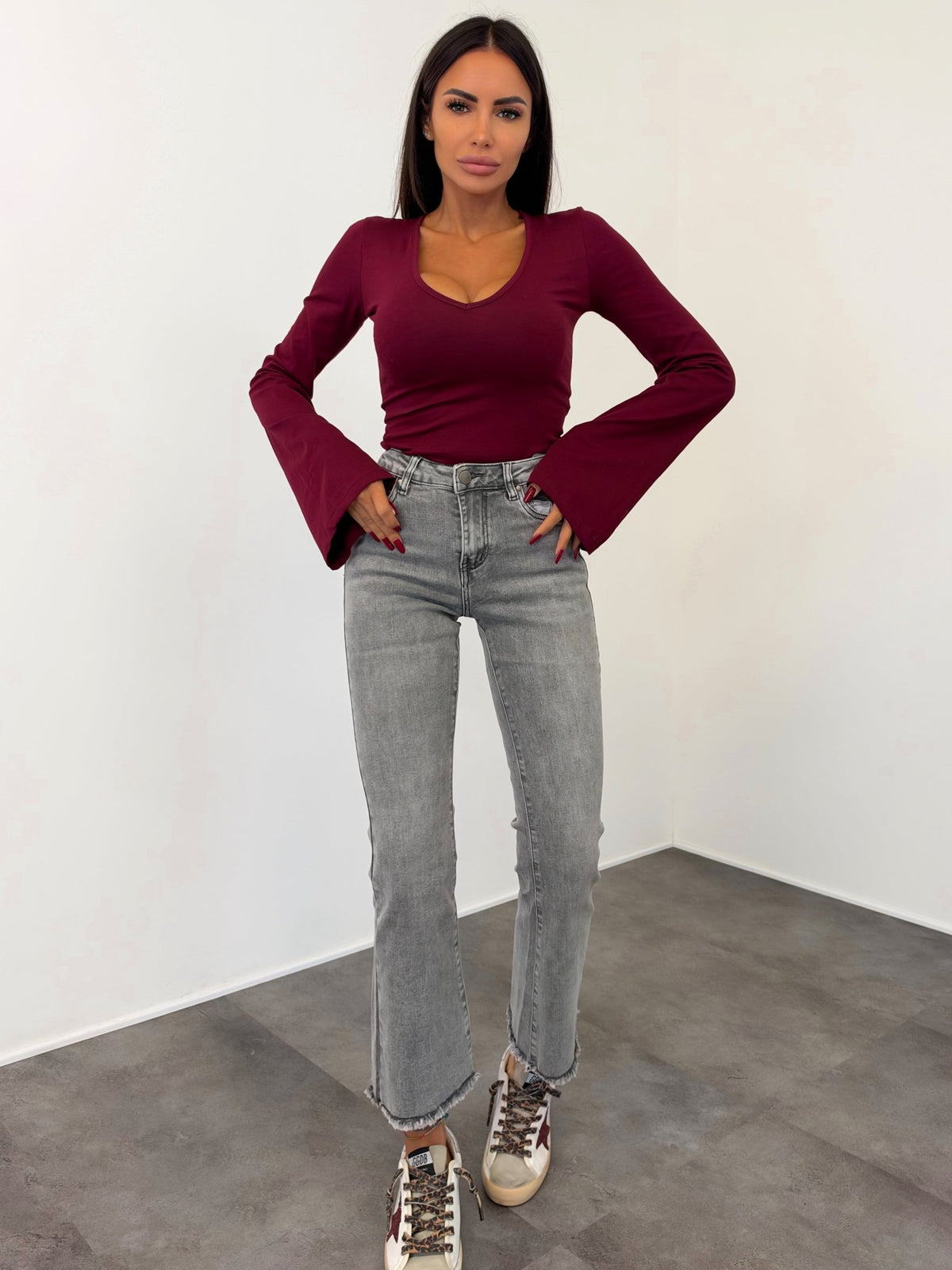 Jeans SJ1601 - Grigio - SAINTH