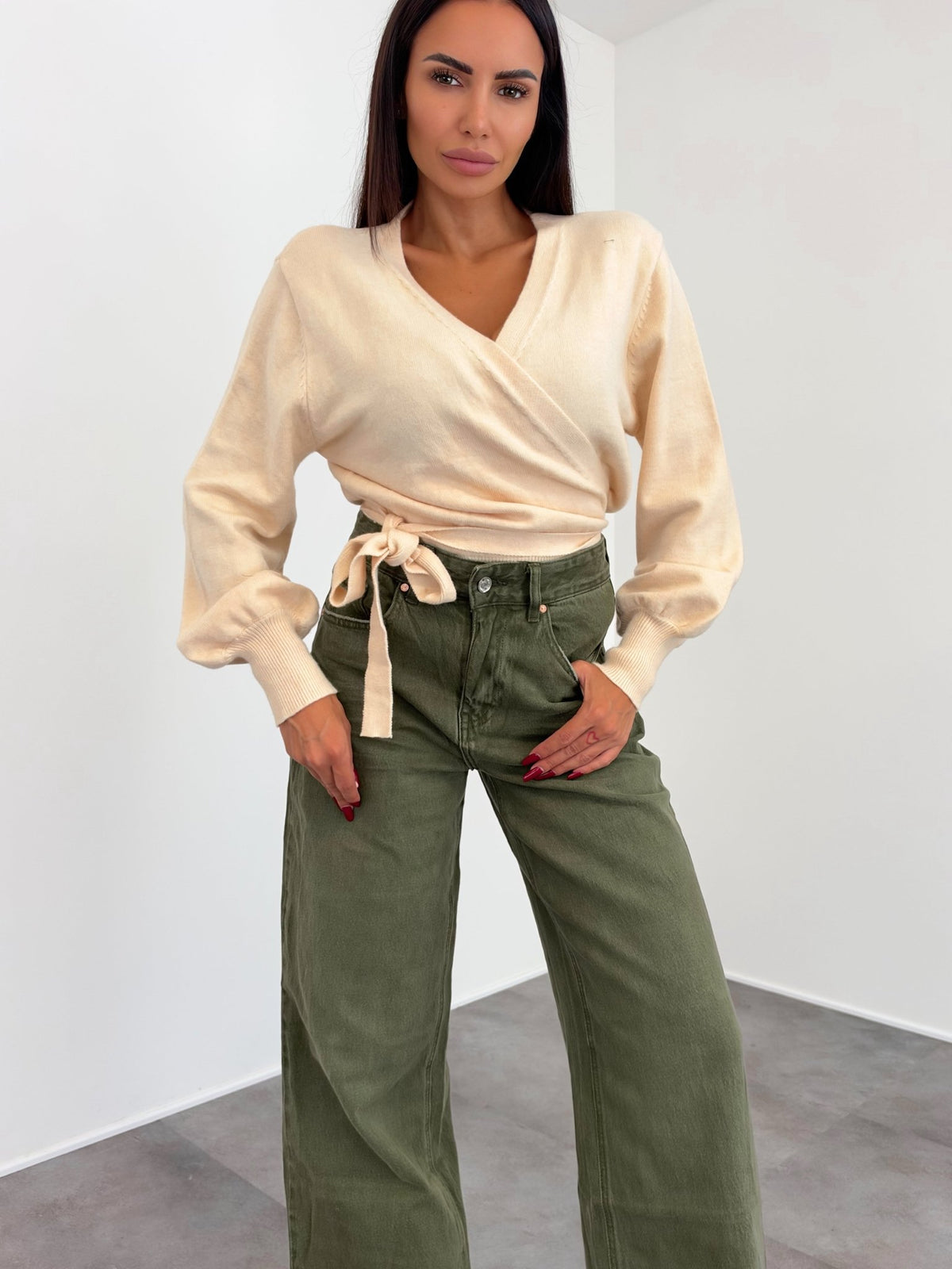 Jeans H5800-8 - Army Green - SAINTH