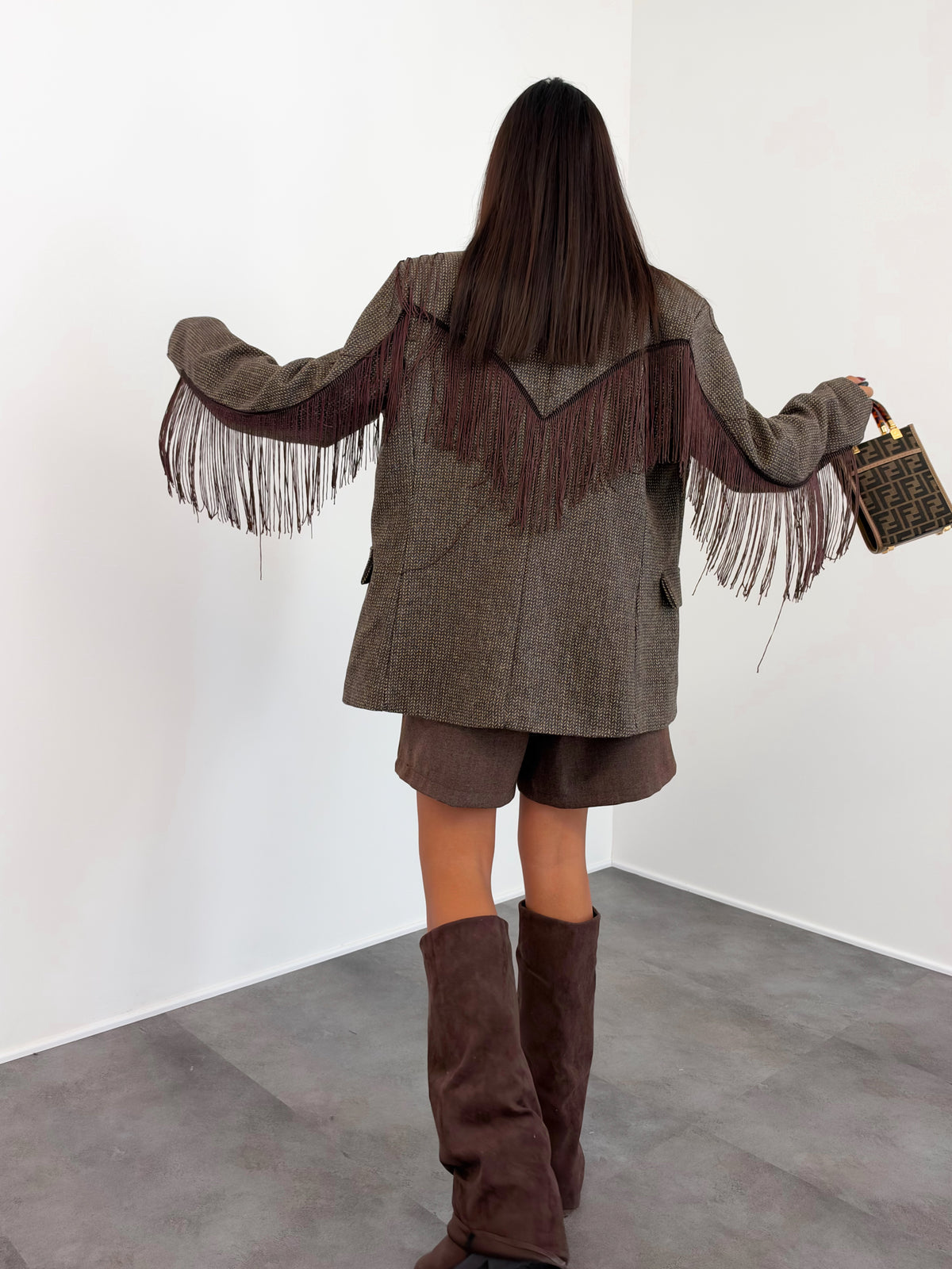Blazer Western - Marrone