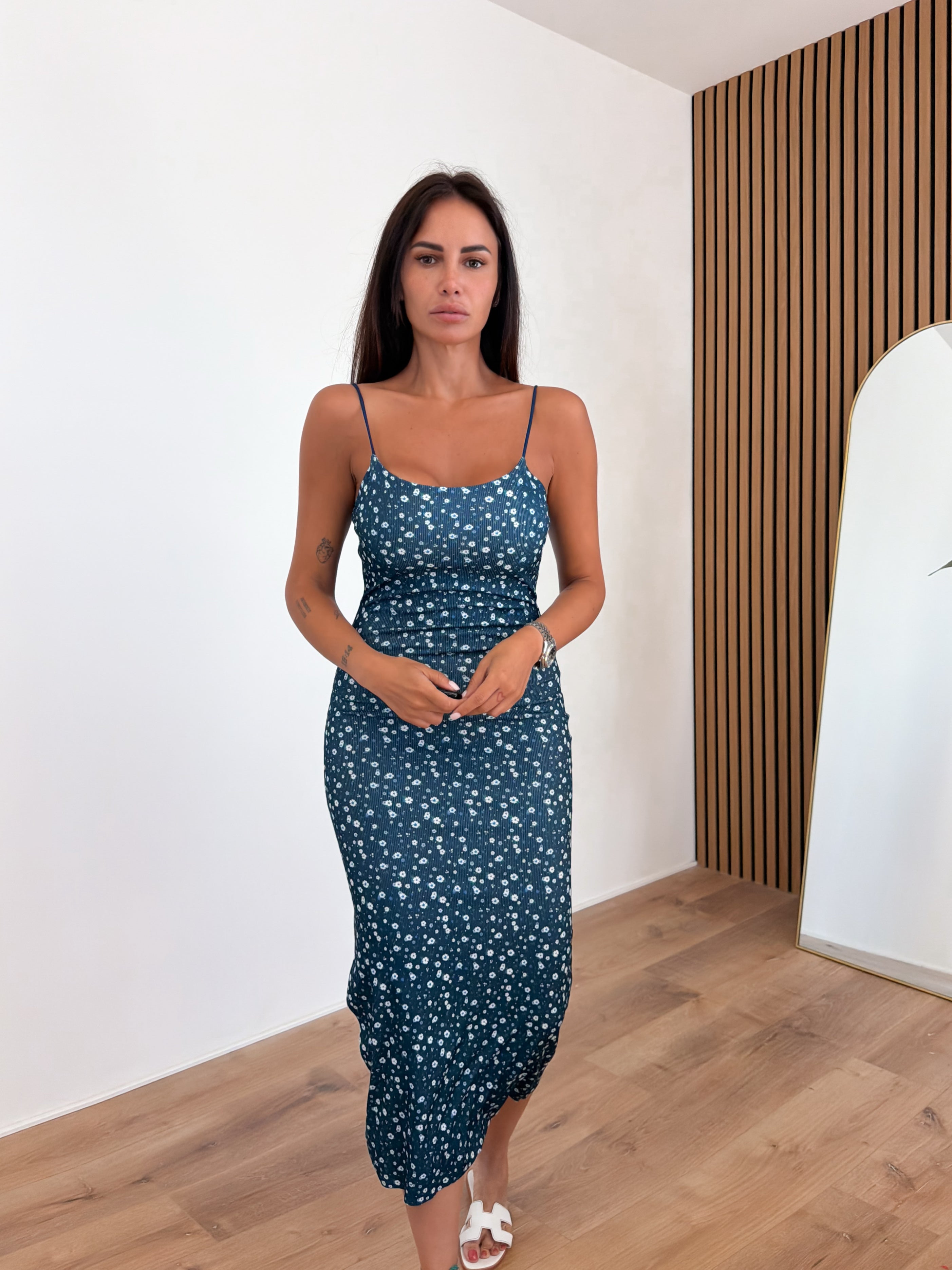 Abito Roseto - Blu
