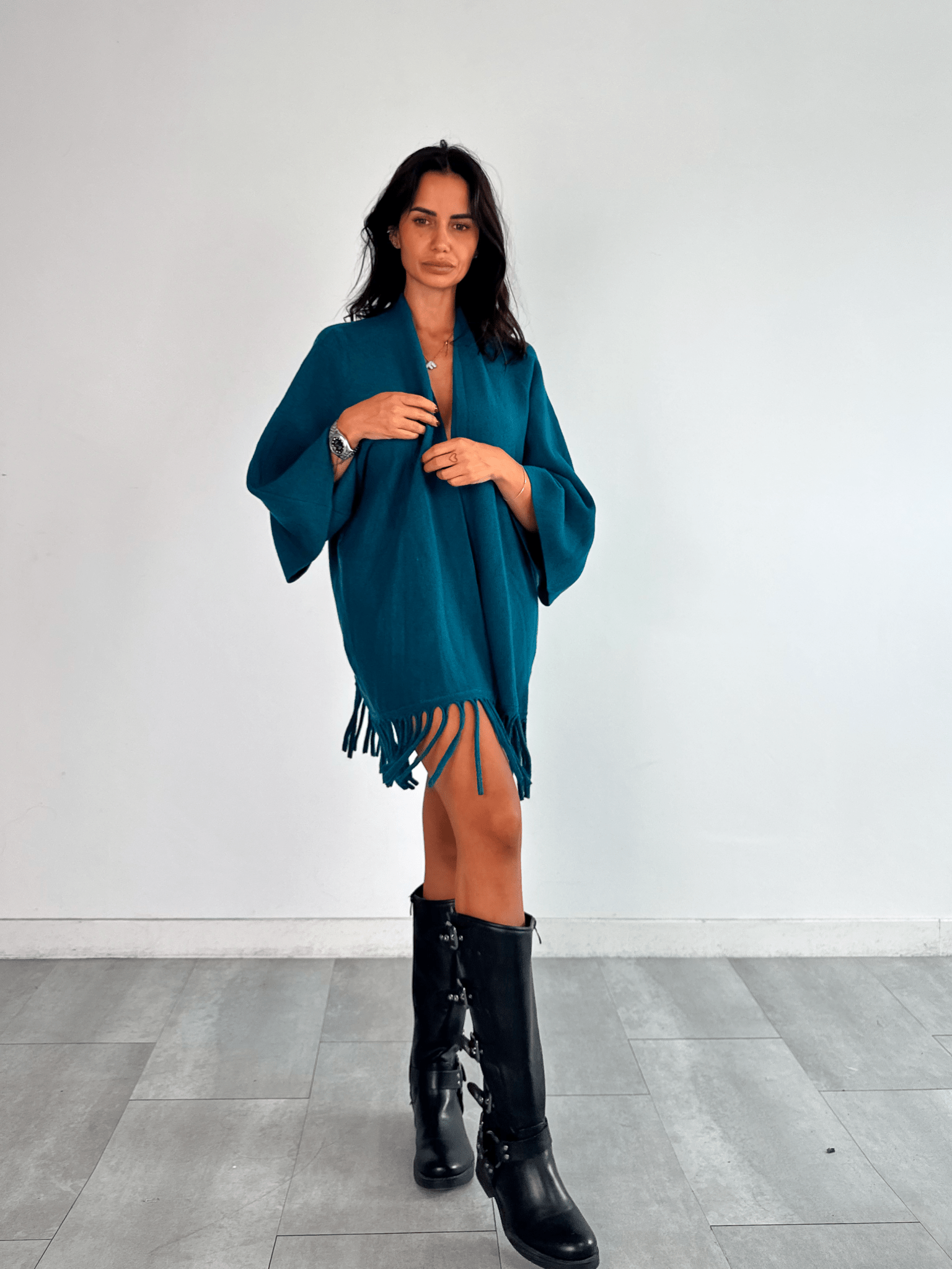 Cardigan Frange - Ottanio - SAINTH