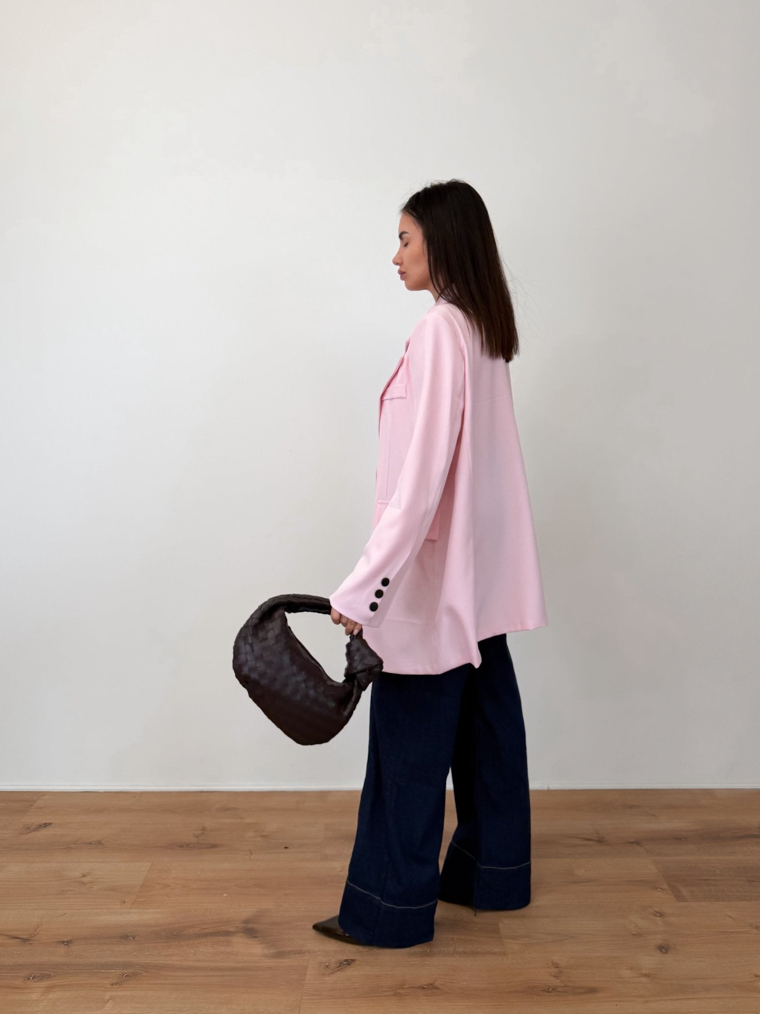 Blazer Simply Over - Rosa - SAINTH