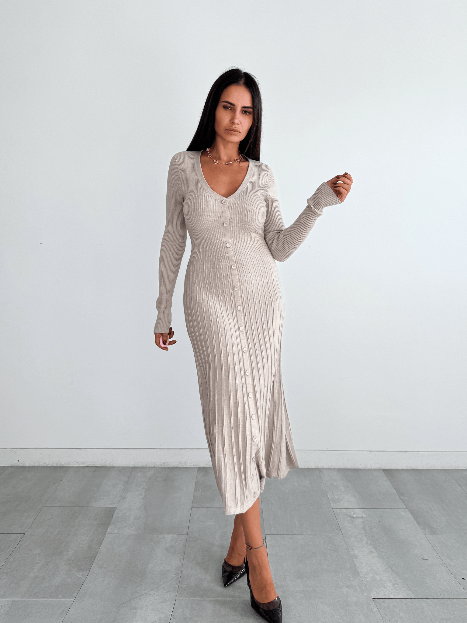 Abito Campanella - Beige - SAINTH