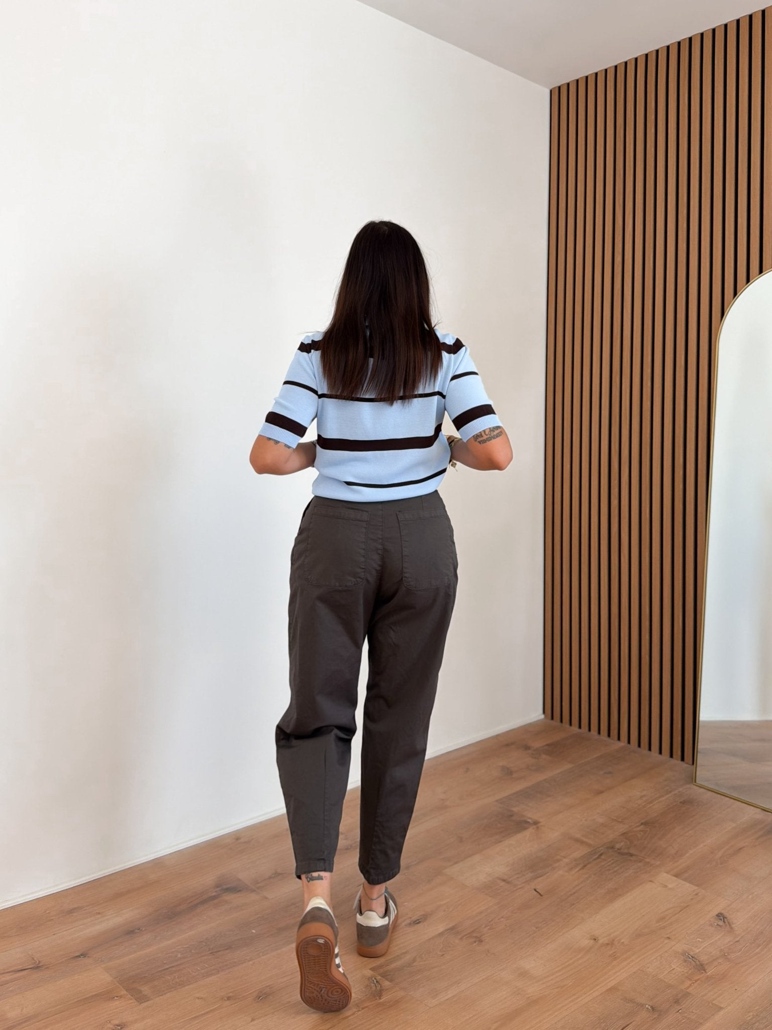 Polo Chic Righe - Celeste - SAINTH