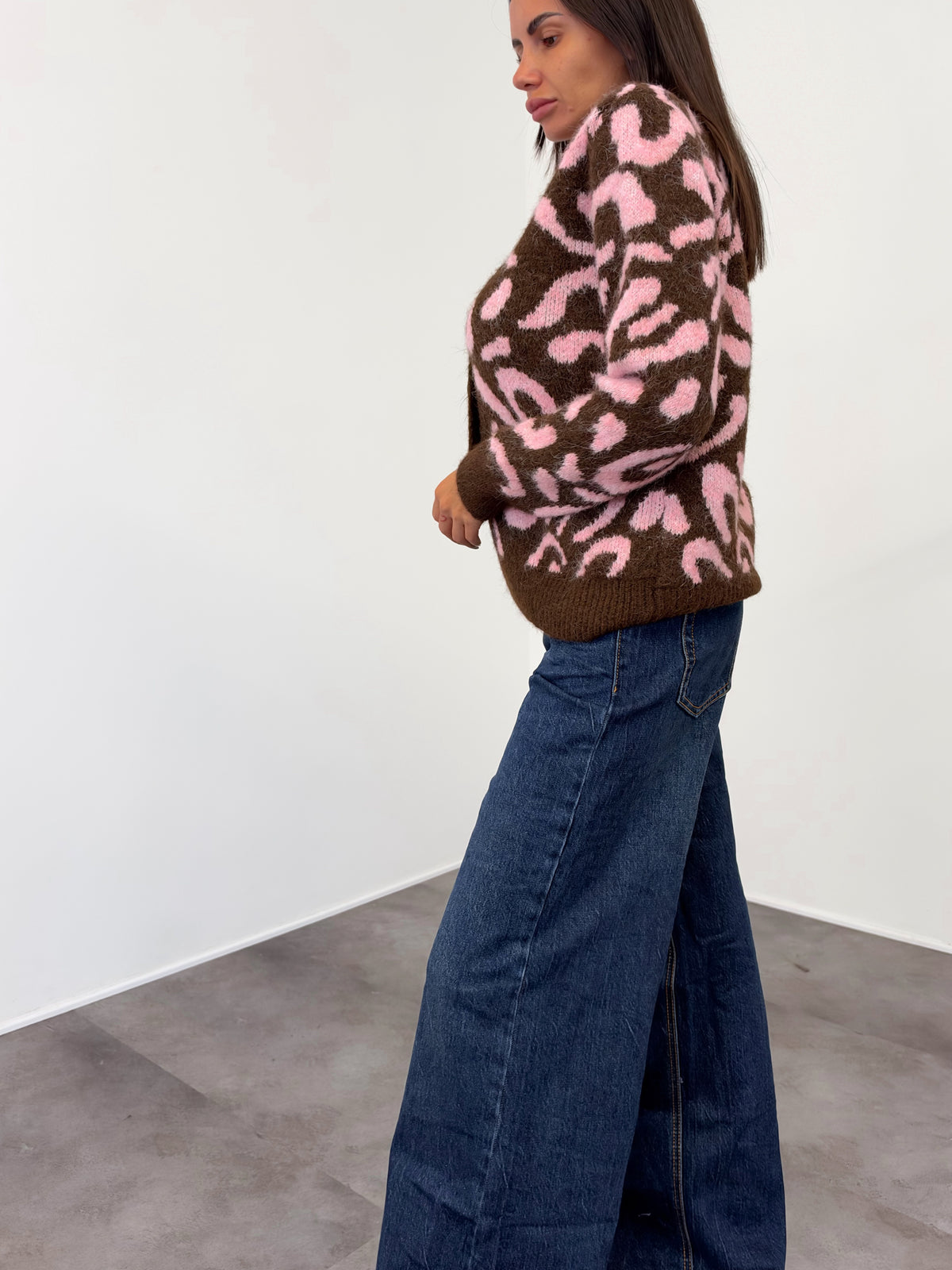 Cardigan Kitten - Marrone Rosa