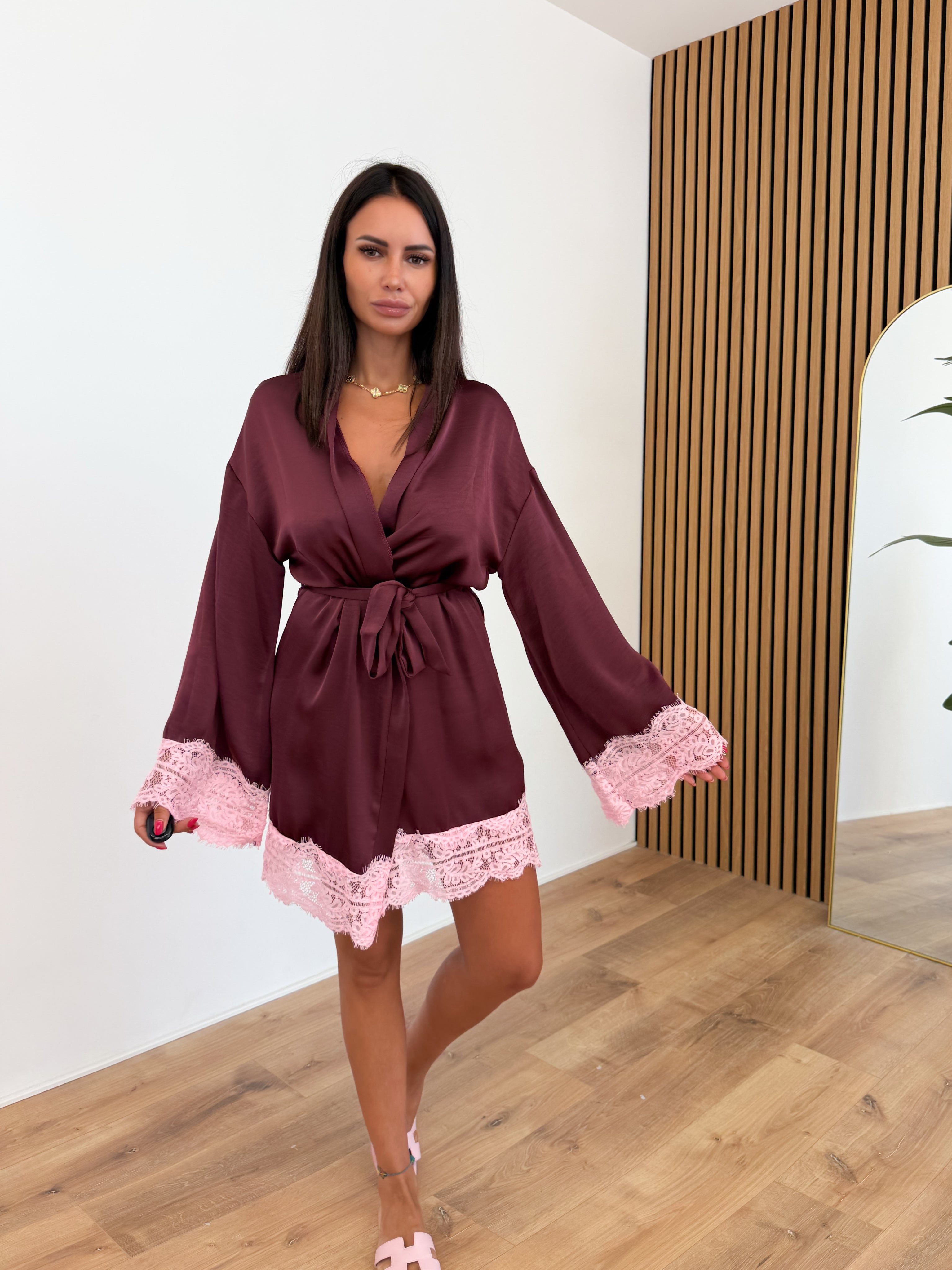 Abito Kimono - Bordeaux