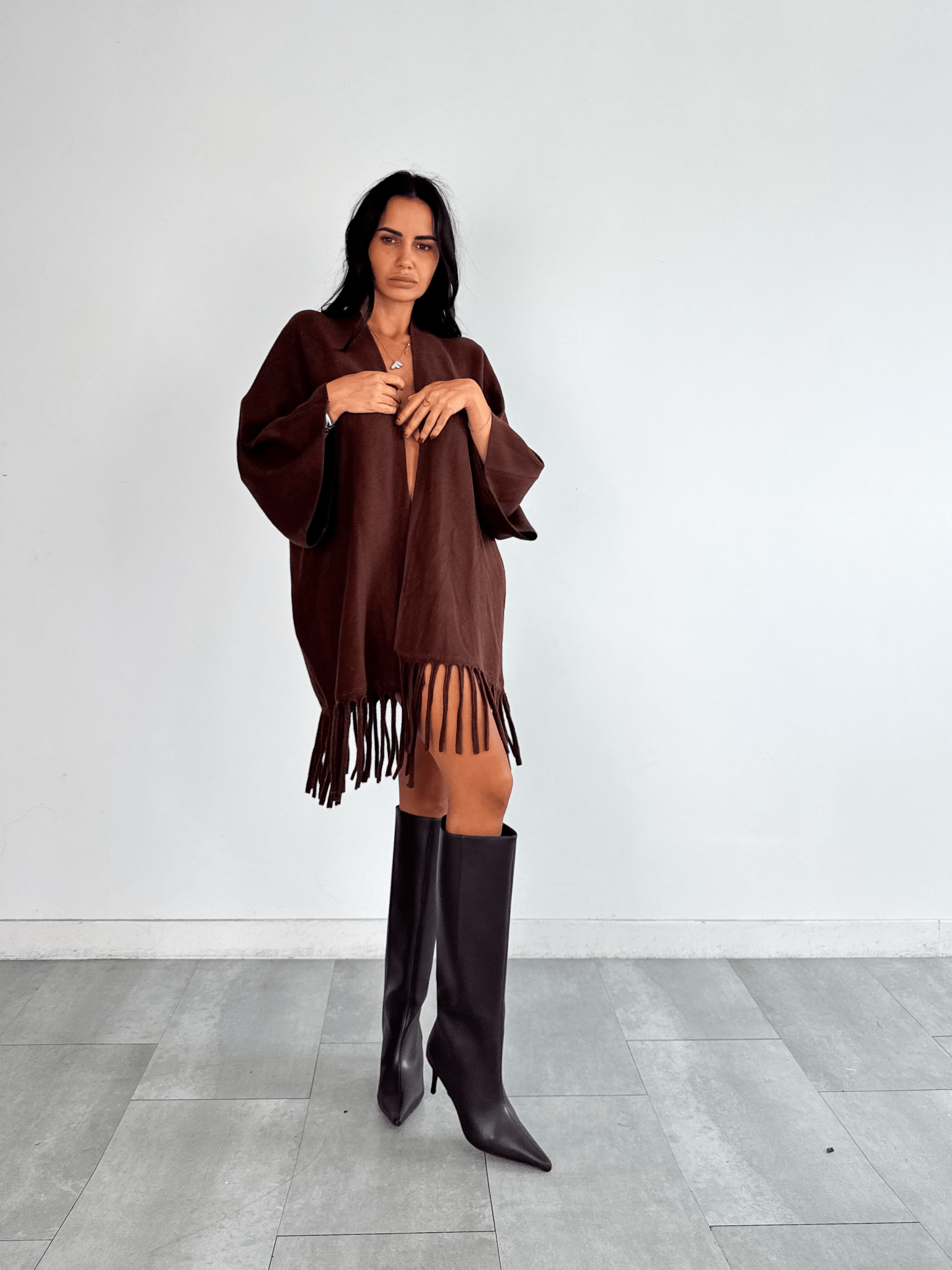 Abito Pull Tender - Marrone - SAINTH