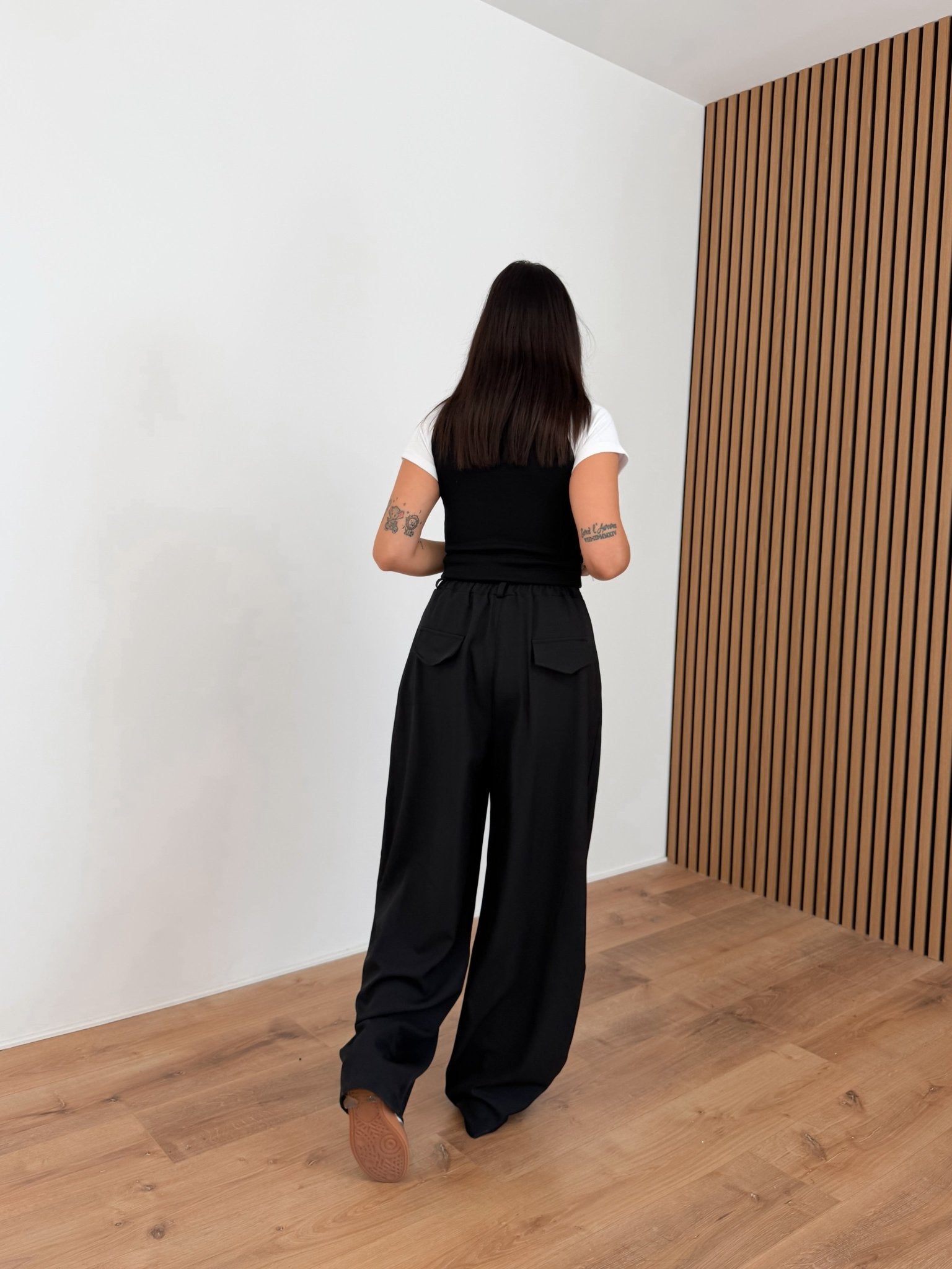 Pantalone Nascous - Nero - SAINTH