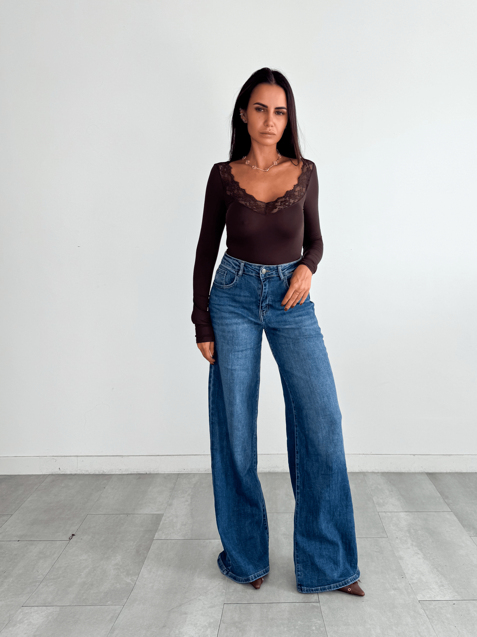 Maglietta Decor - Marrone - SAINTH