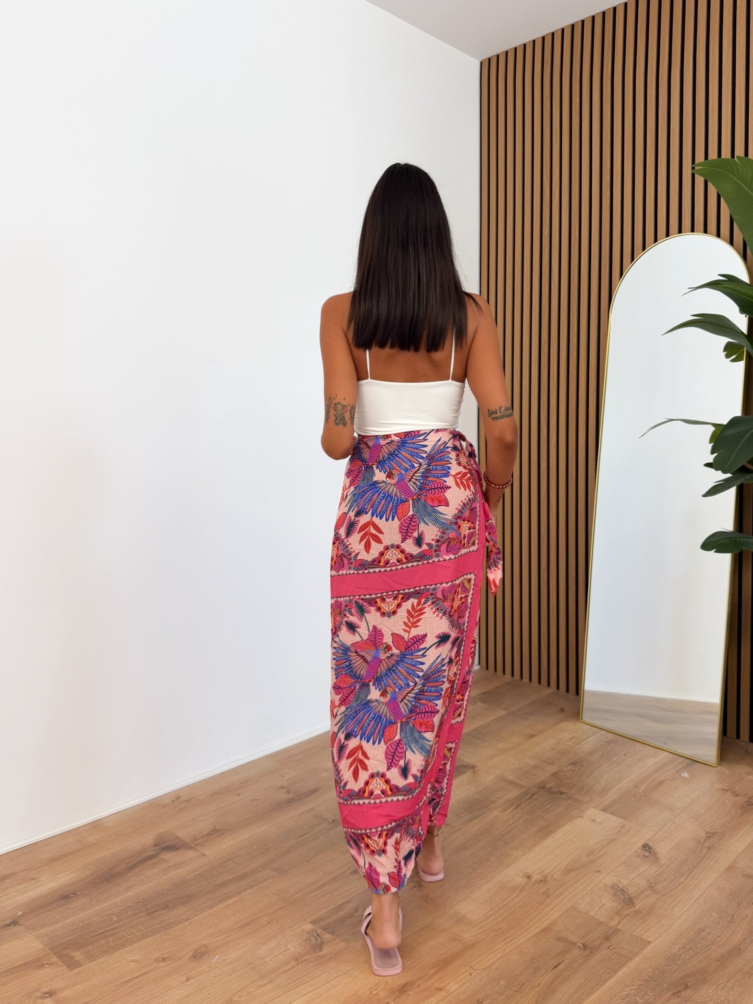 Gonna Pareo Long - Fucsia Uccelli