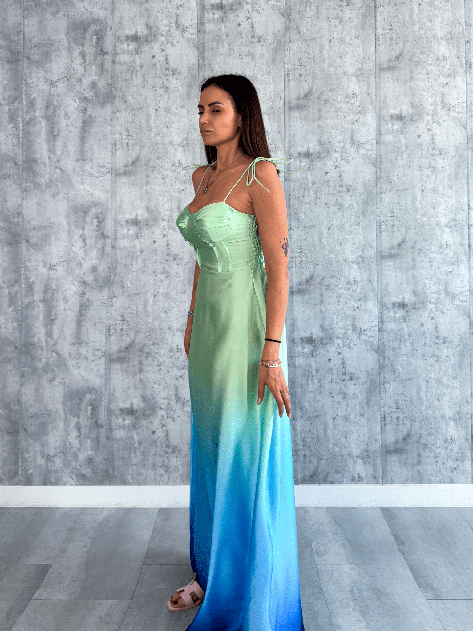 Abito Duty - Verde e Blu - SAINTH