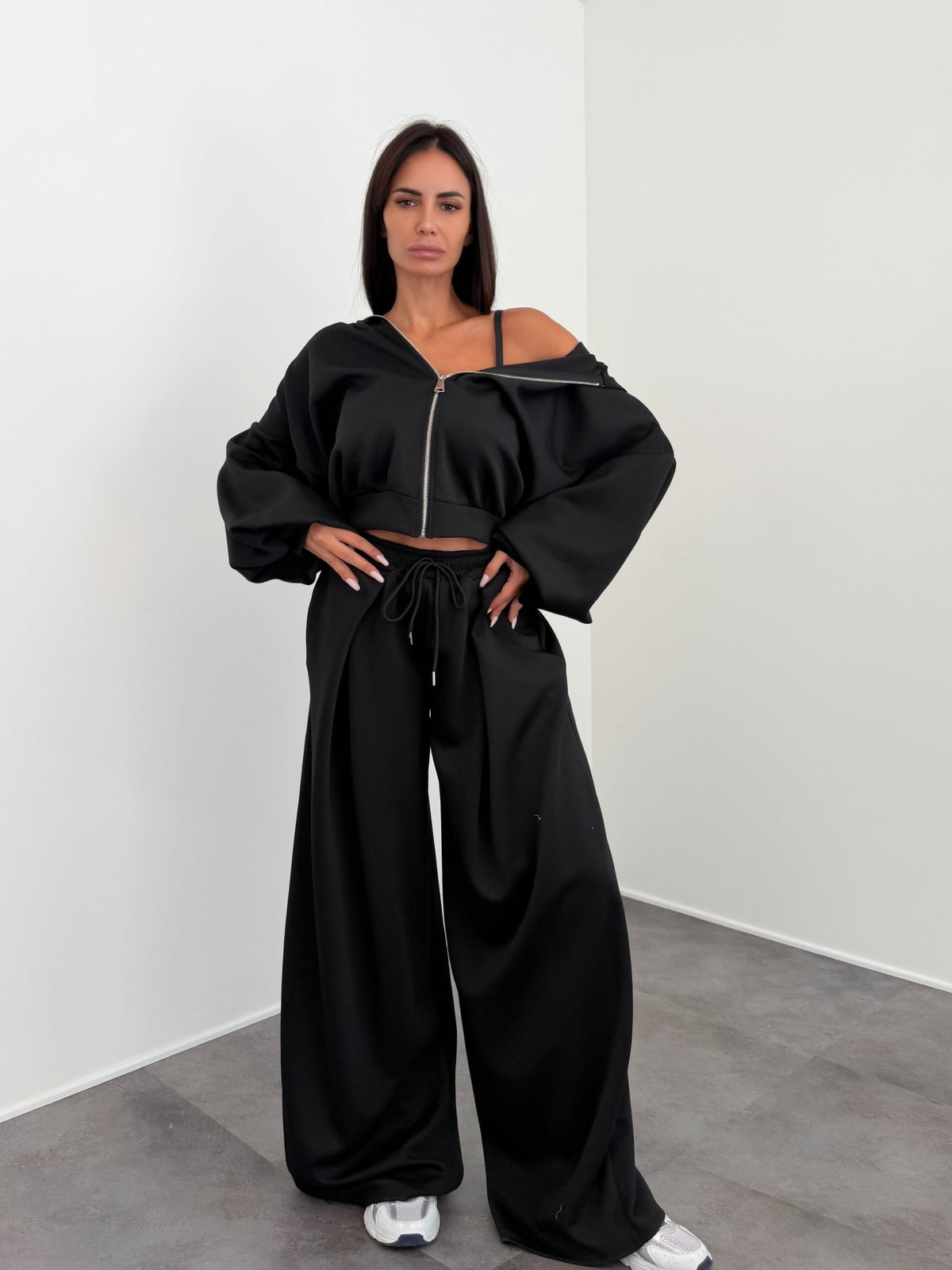 Coordinato Cozy - Nero - SAINTH