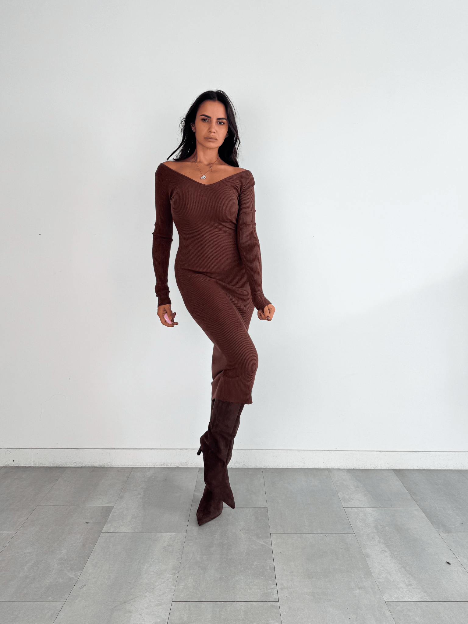 Abito Pull Fascino - Marrone - SAINTH