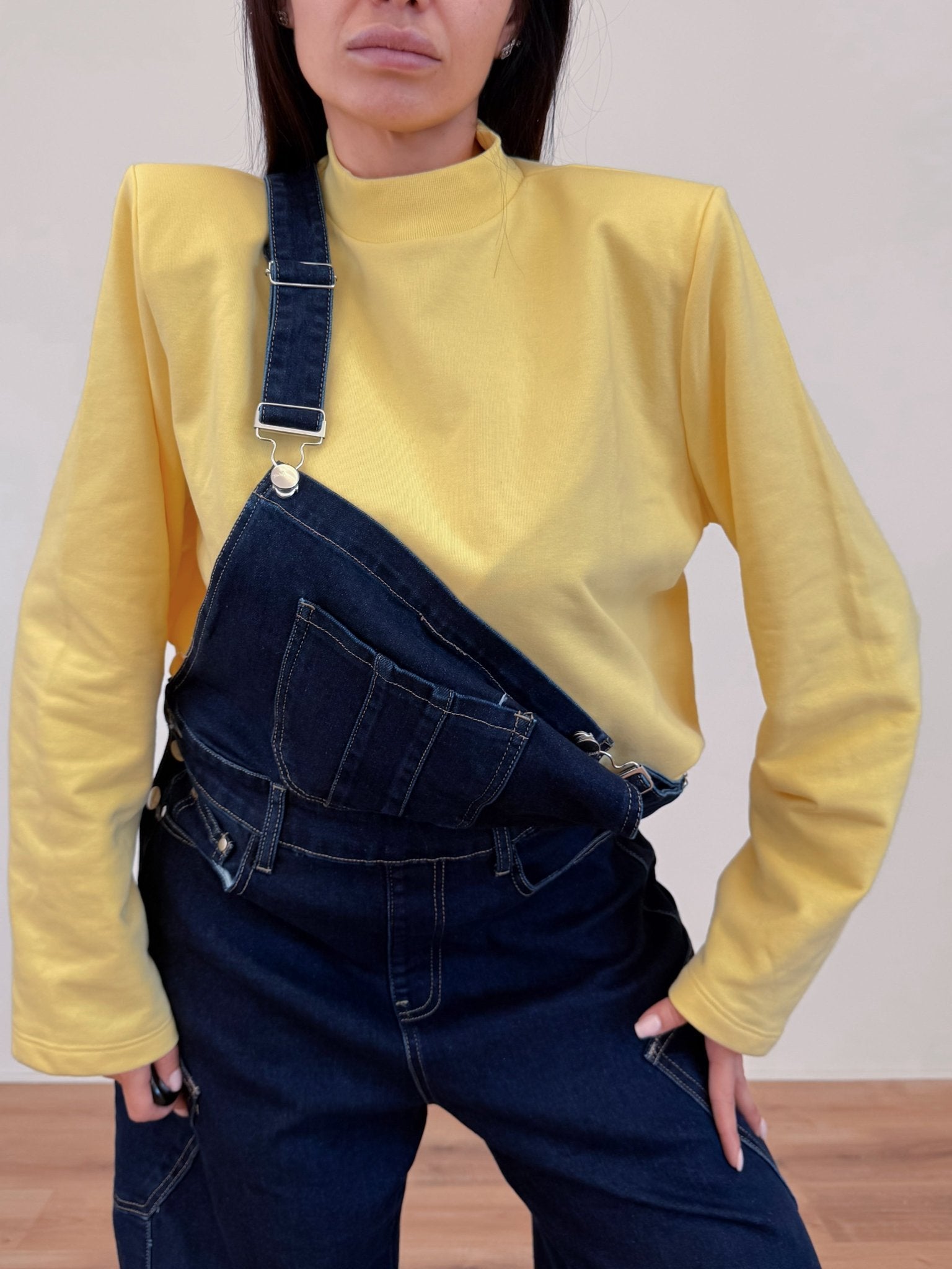 Felpa Maxi Spalla - Gialla - SAINTH